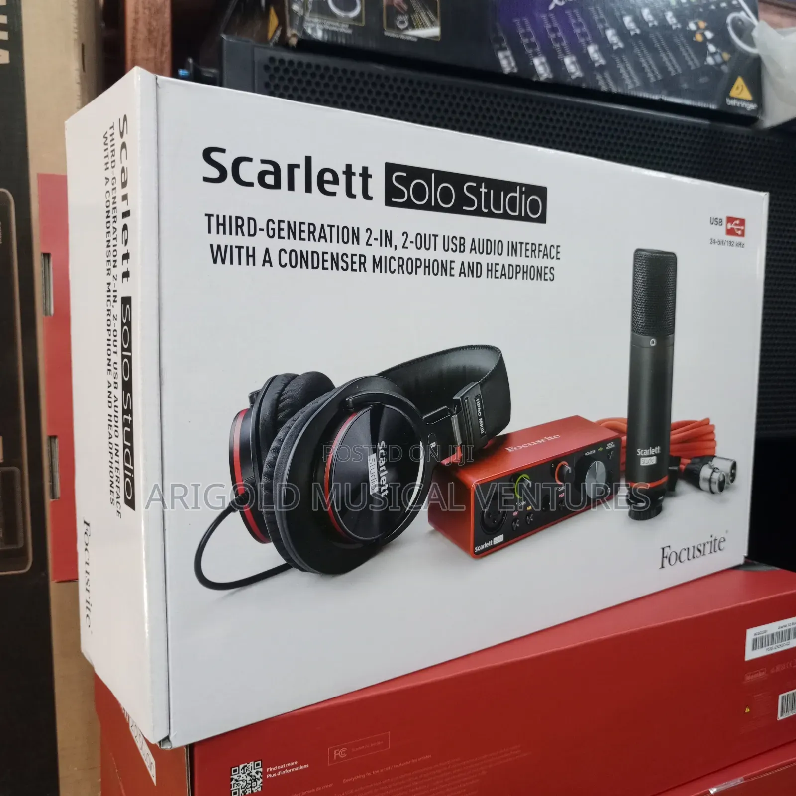 Professional Focusrite Complete Solo Studio Big Name  