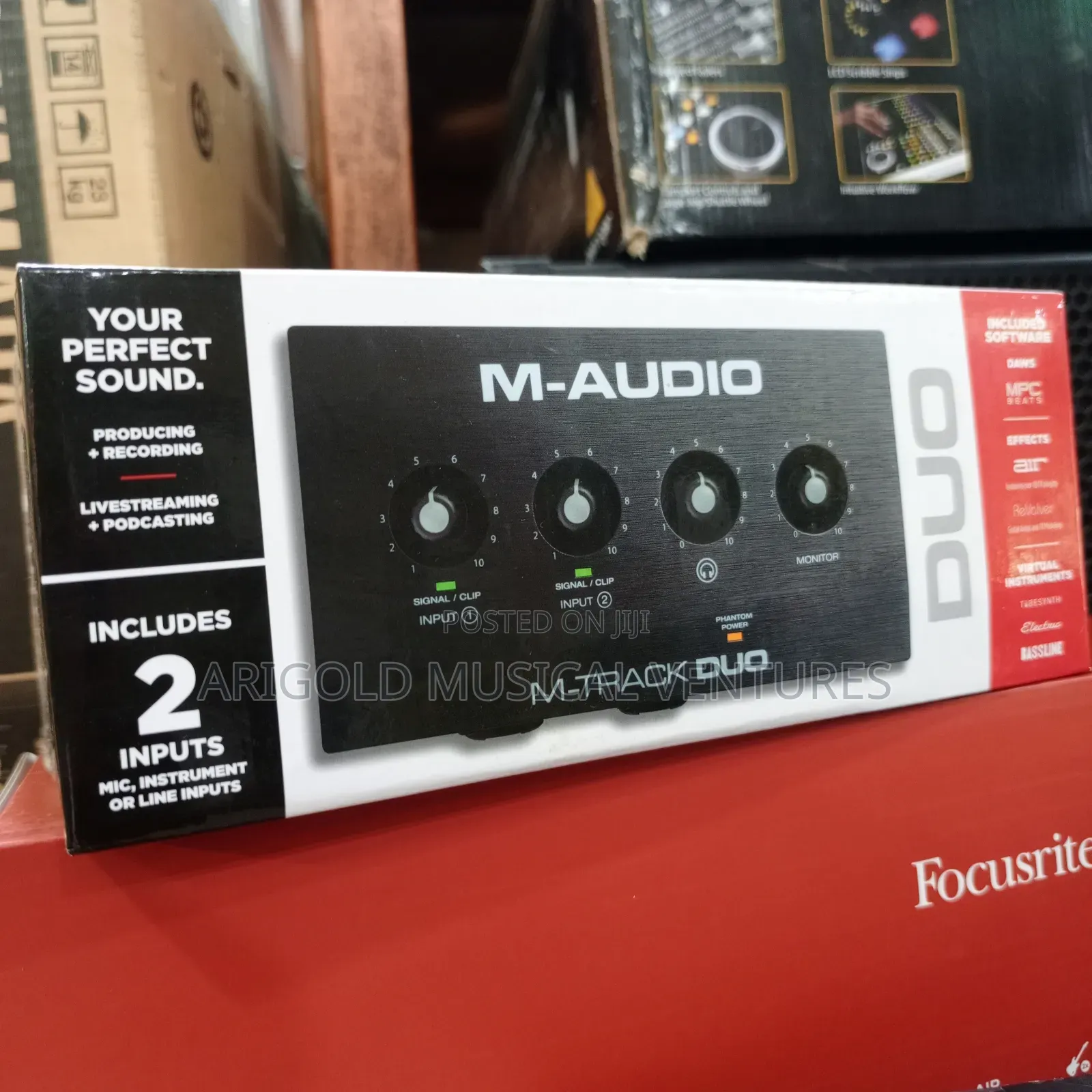 M Audio Professional Soundcard M Track Duo Big Name 