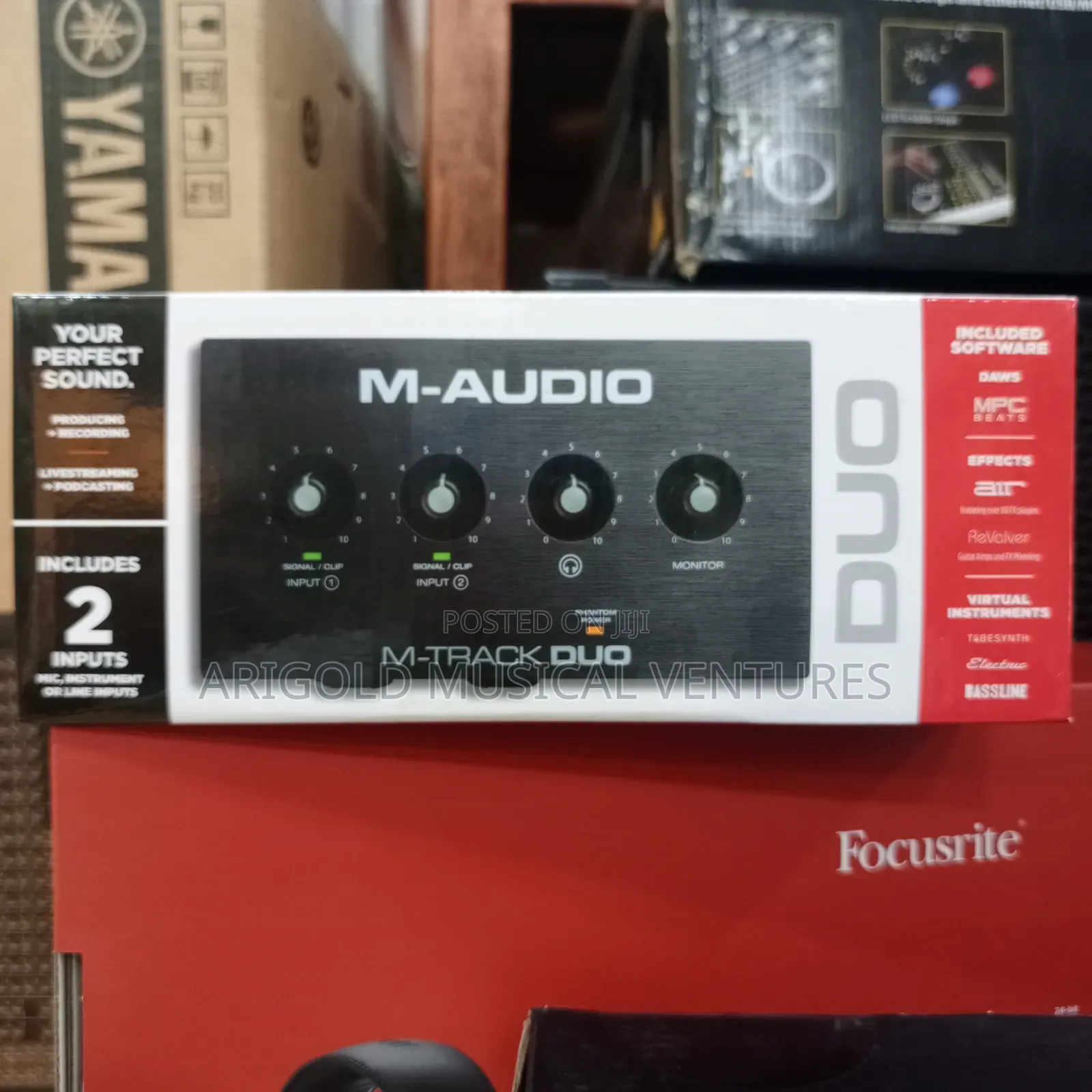 M Audio Professional Soundcard M Track Duo Big Name 