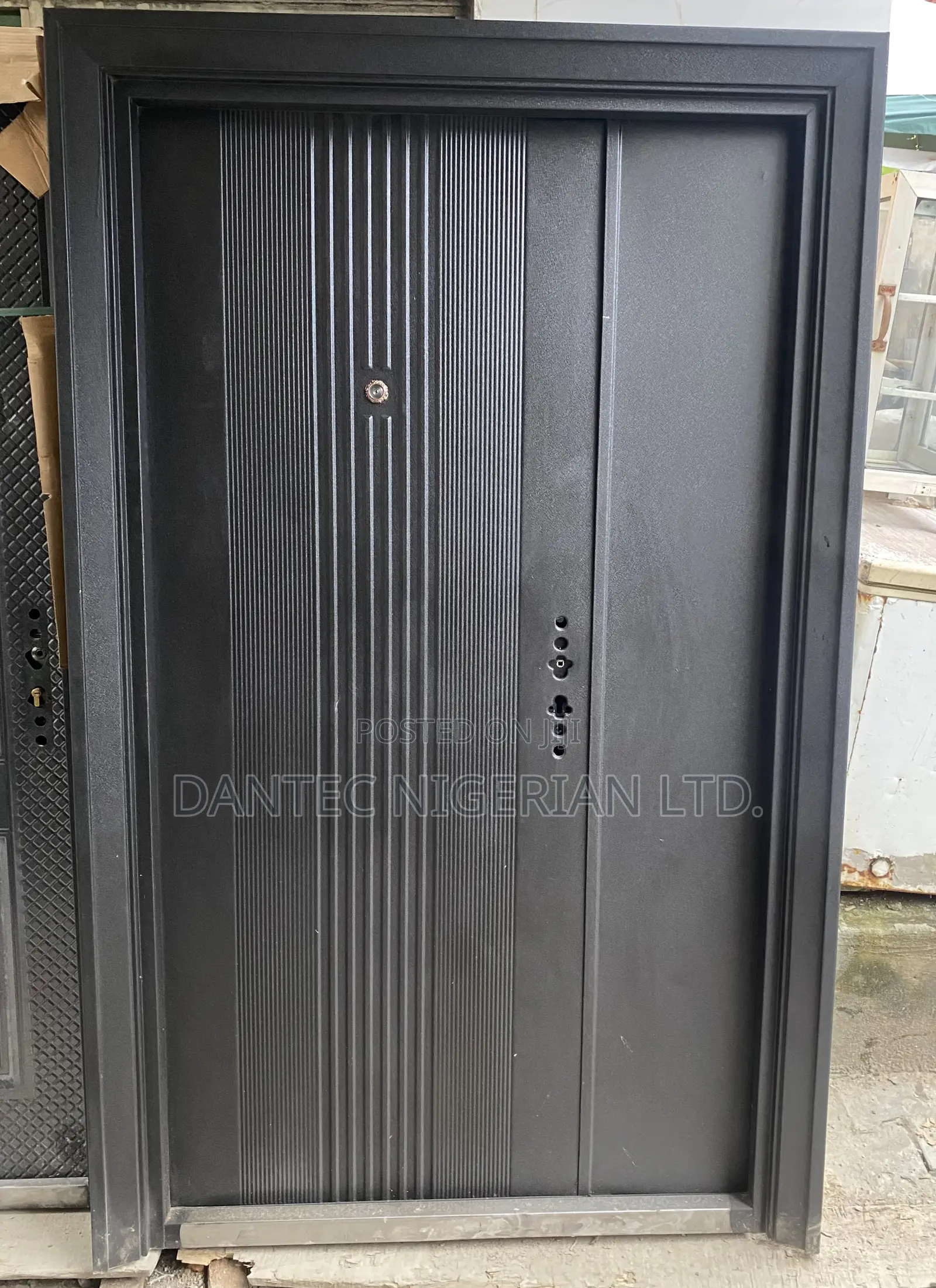 4ft by 7ft Jiuhua Steel Door “6 Inches Frame