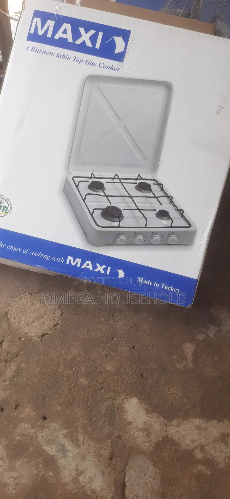 Maxi 4 Burner Table Top Gas Cooker