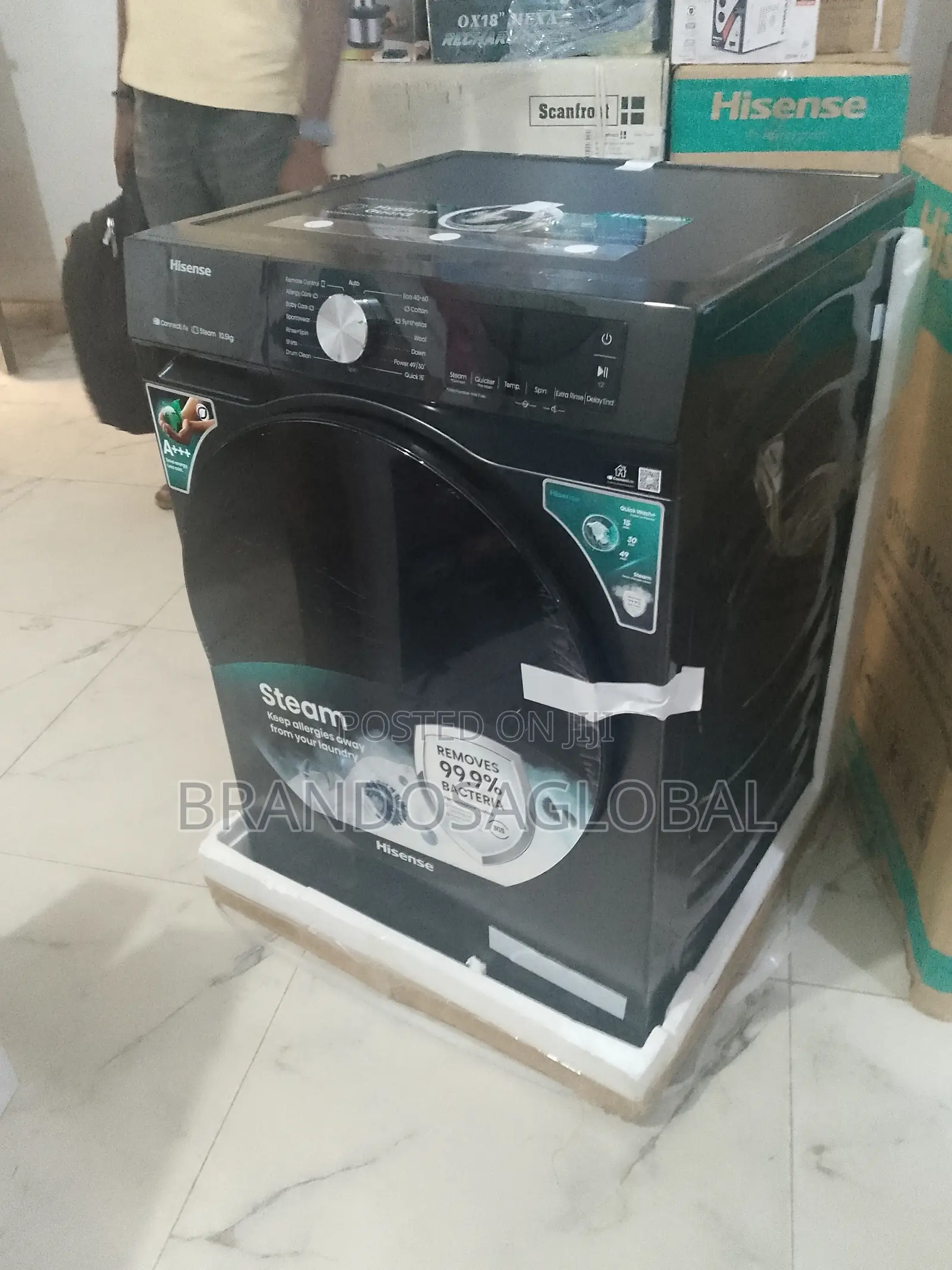 Hisense Wf3s1043bt Front Load Washer – Energy Saving 10.5kg Machine