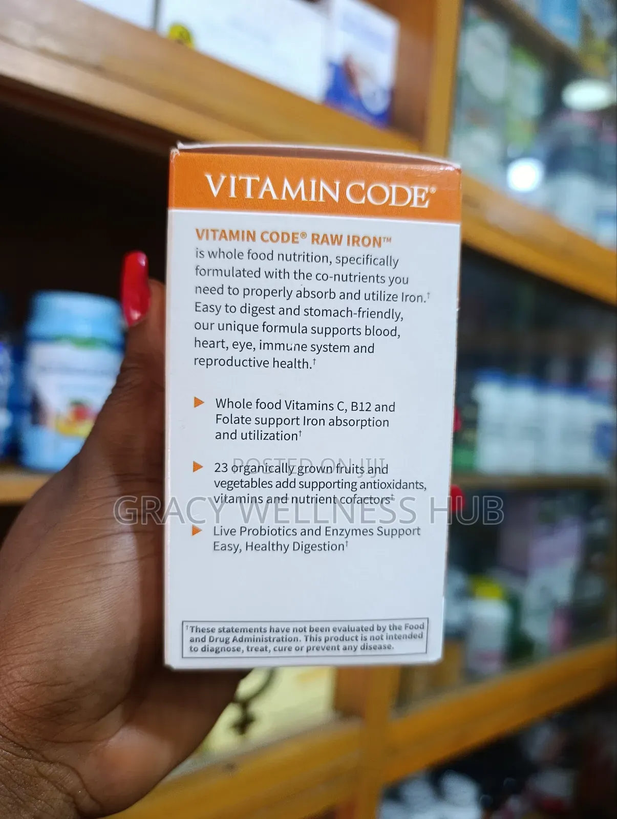 Vitamin Cose Raw Iron