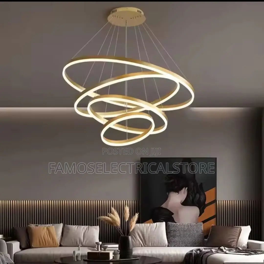 Modern Spiral Led Chandelier - Elegant Living Room Light