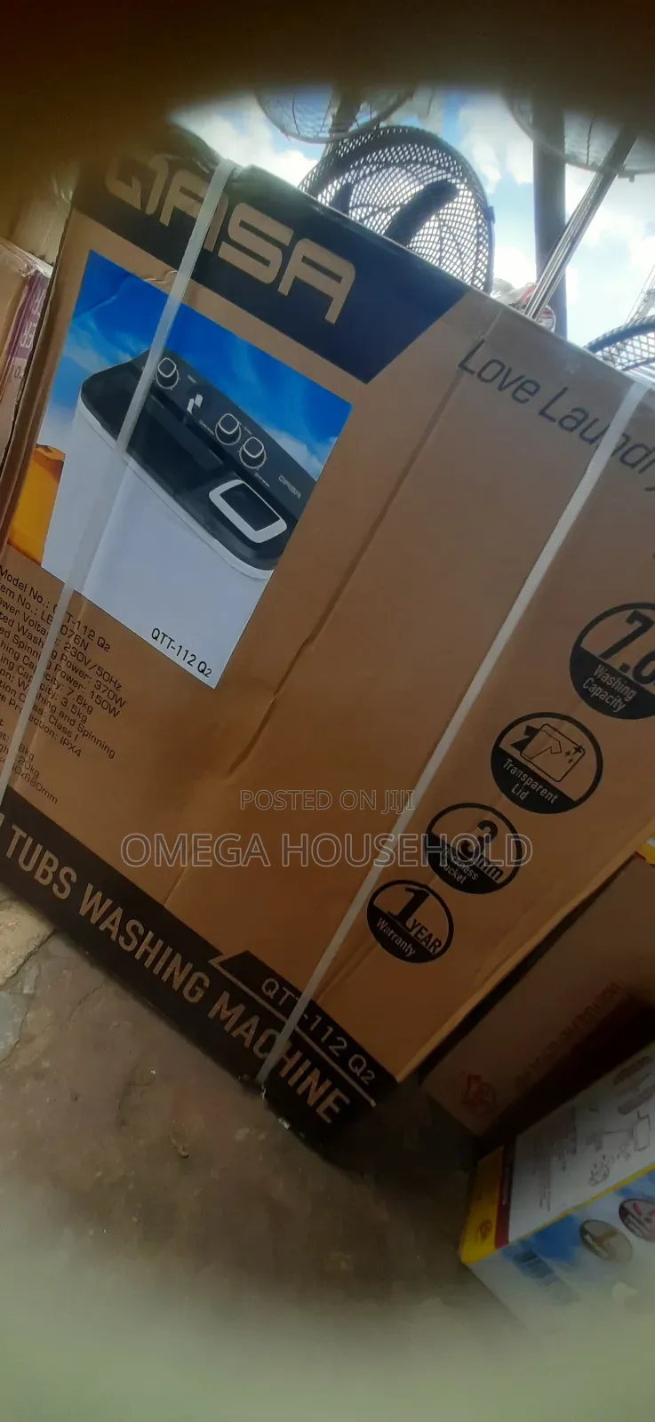 Qasa 7.6kg Washing And Spinning Machine