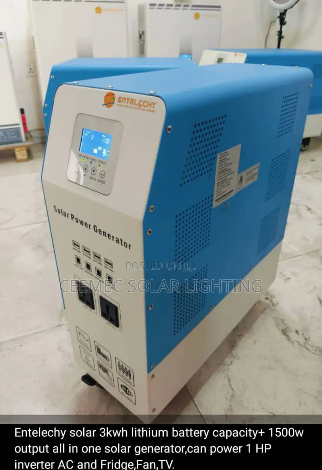 1500w Entelechy Solar Power Generator