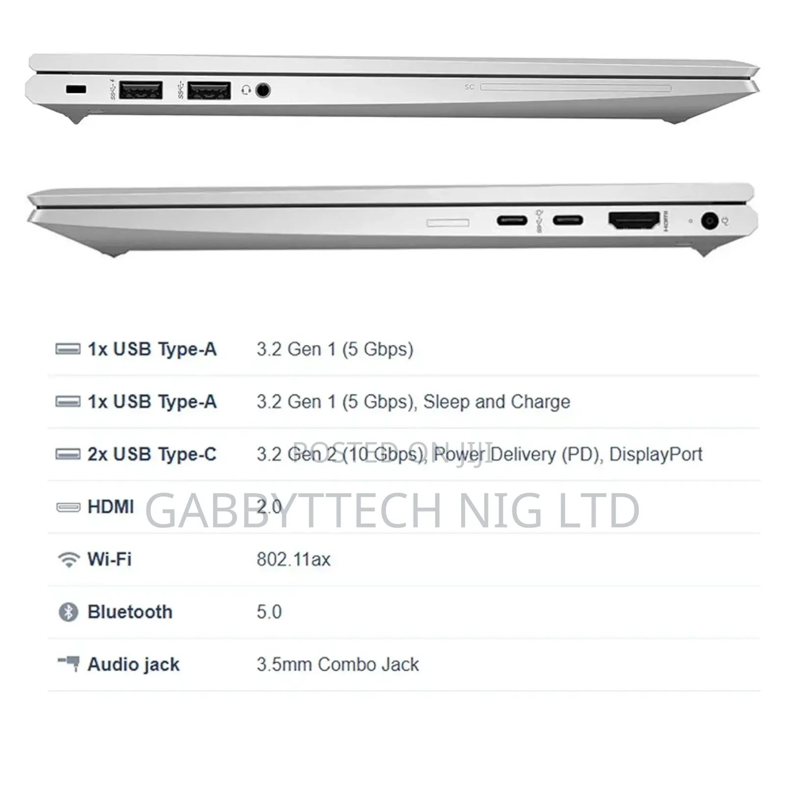 New Laptop HP EliteBook 840 G5 32GB Intel Core i5 SSD 1T