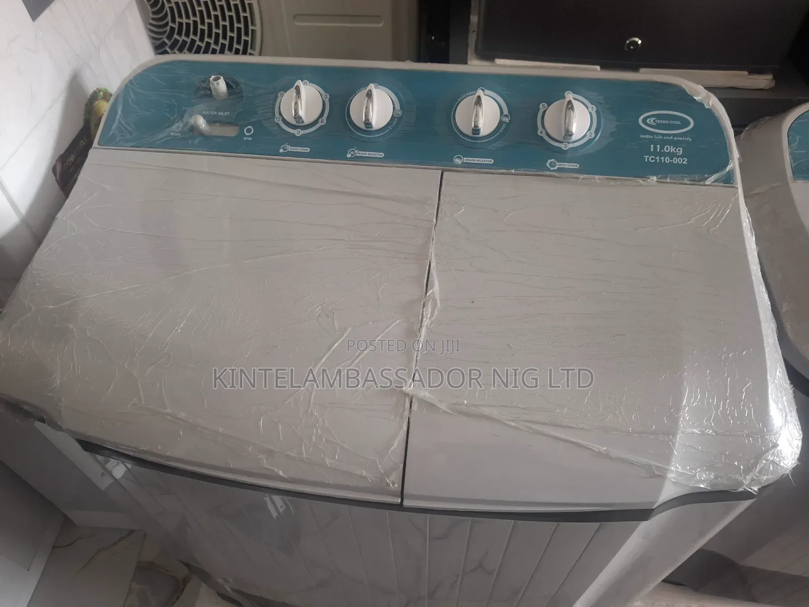 Tekno Cool Twin Atub 11kg Washing Machine