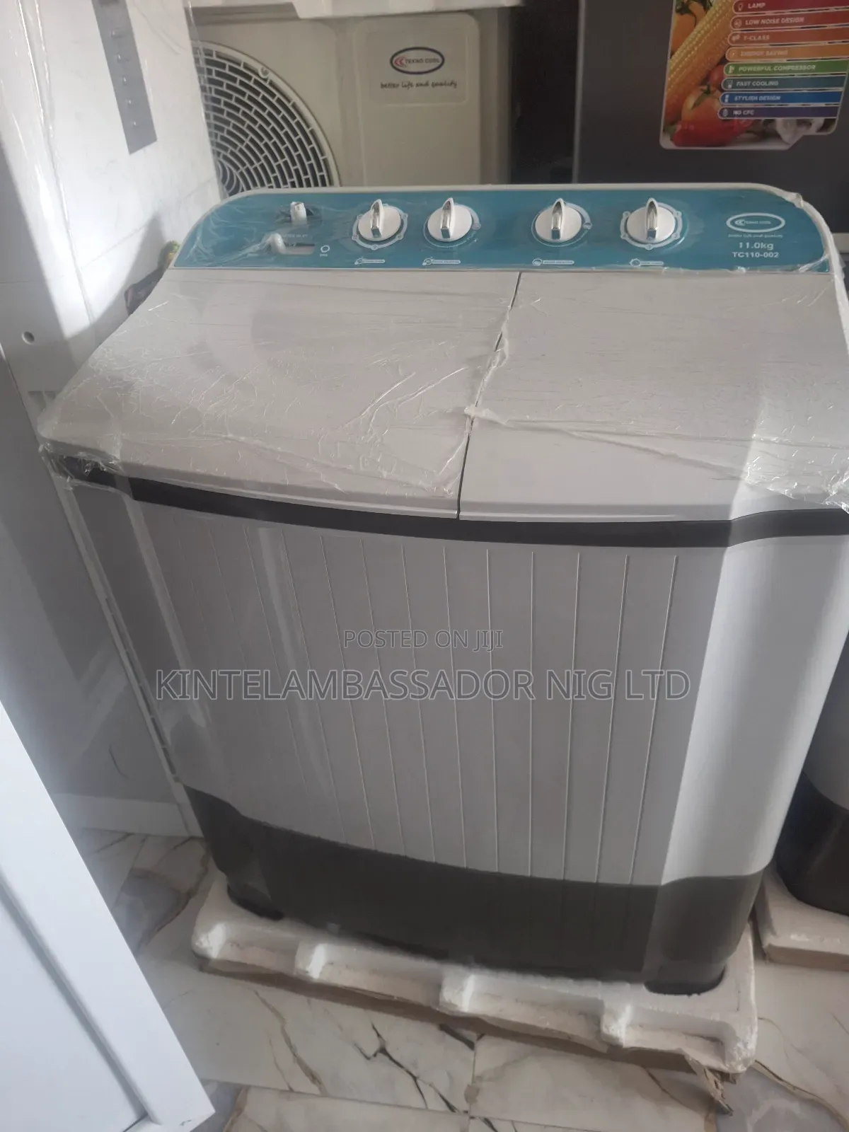 Tekno Cool Twin Atub 11kg Washing Machine
