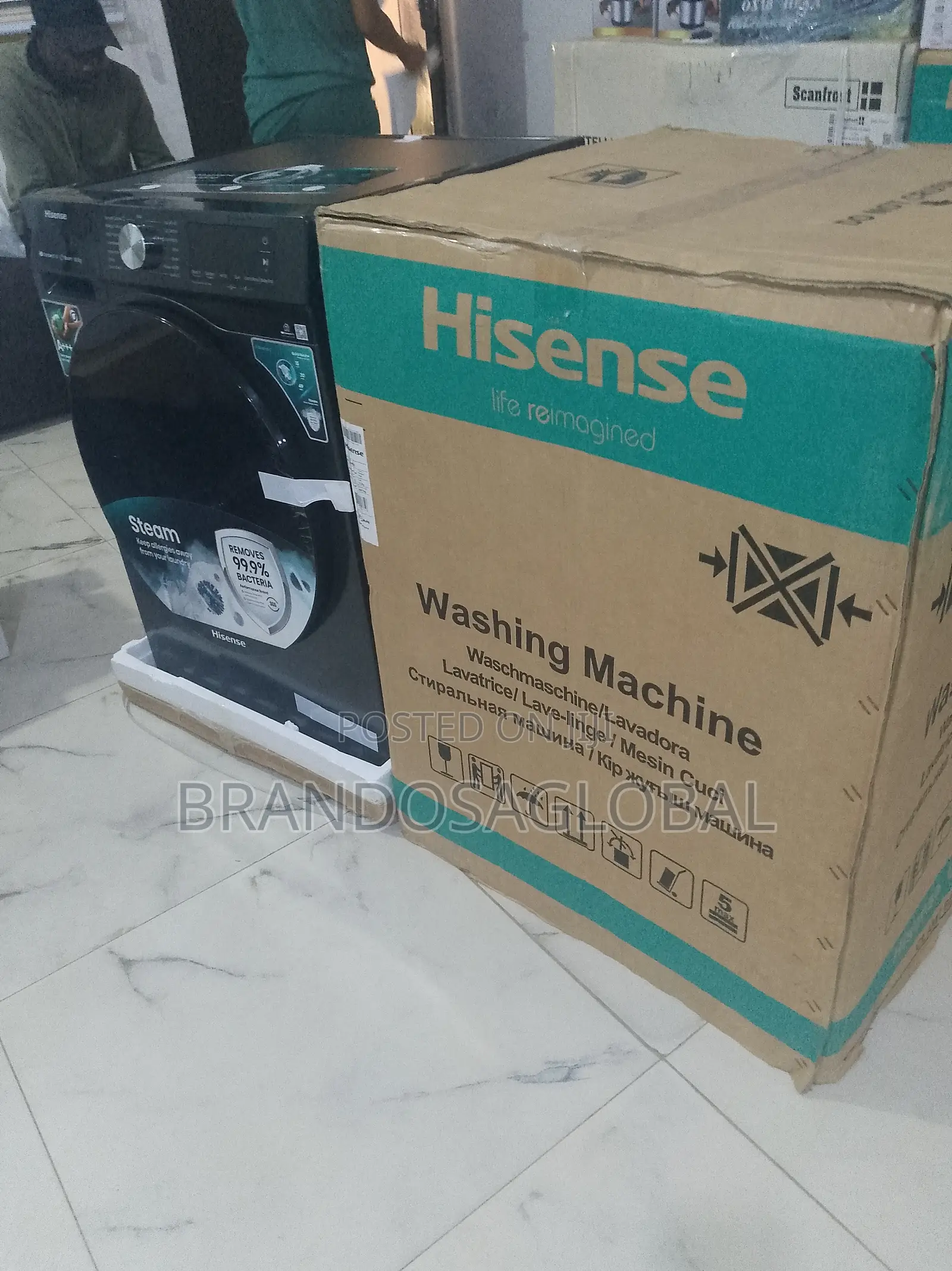 Hisense 10.5kg Front Load Washer – Low Noise and Durable Build