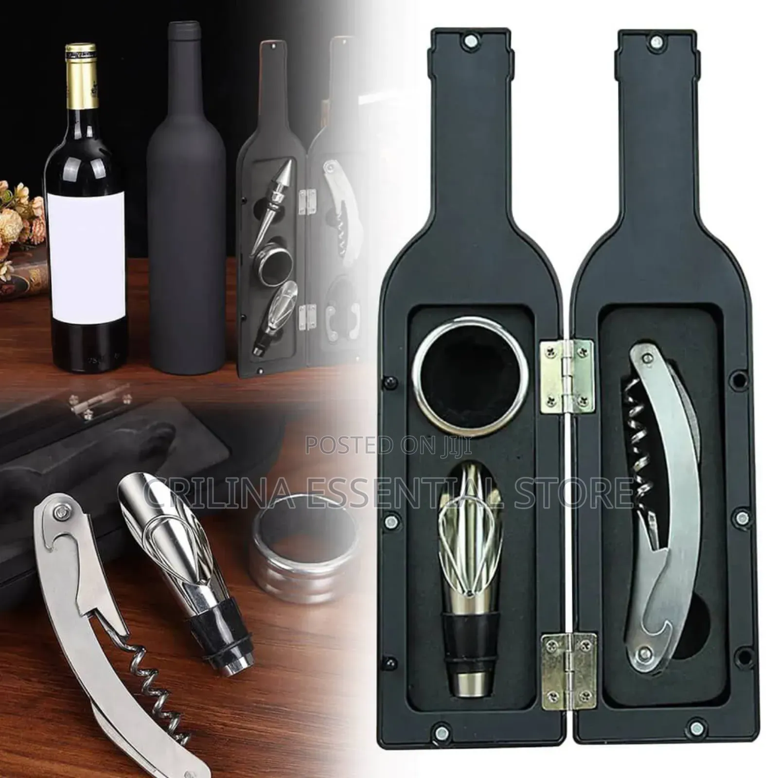 3-in-1 Bottle Shape Wine Opener