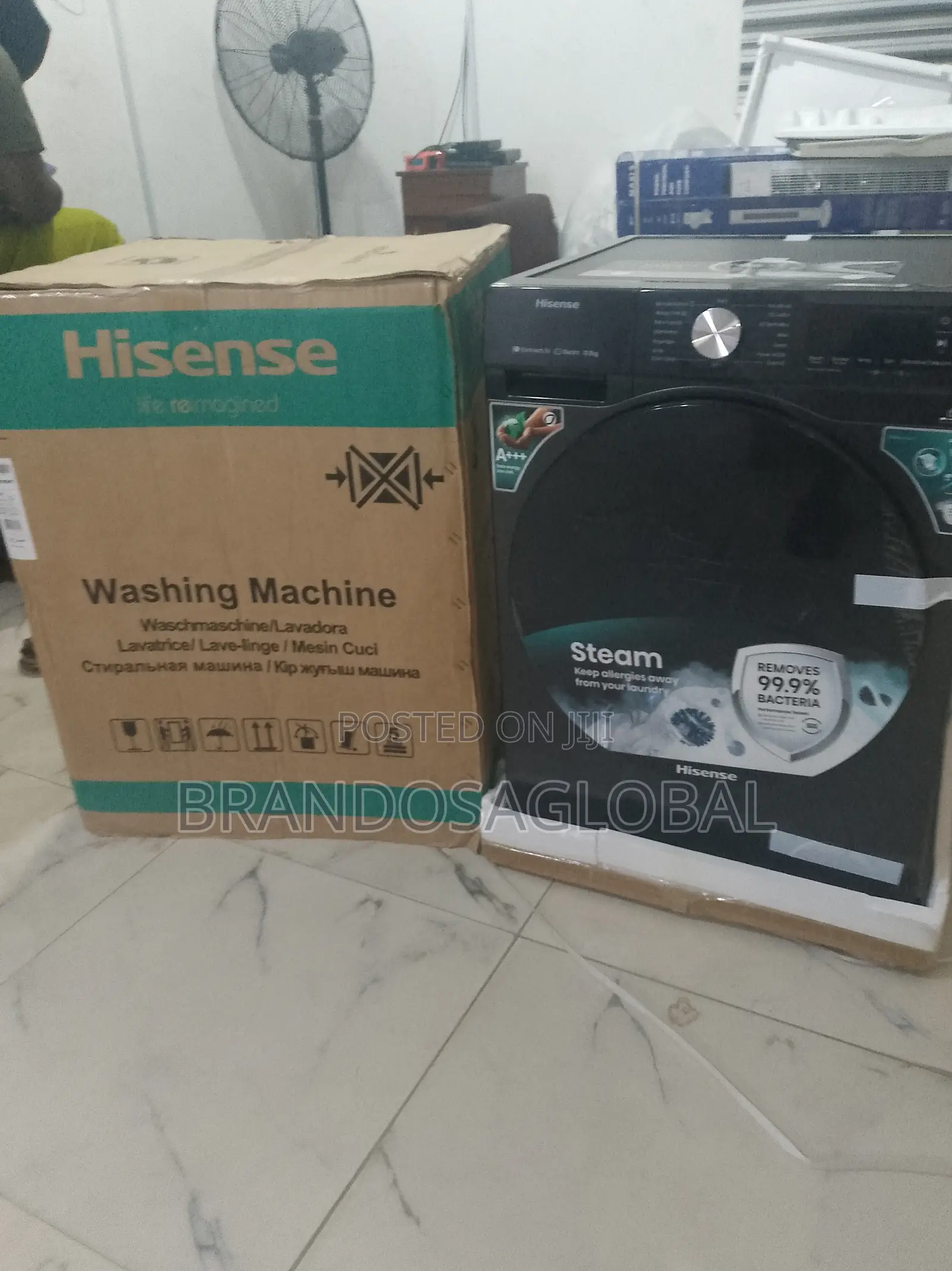 Hisense 10.5kg Automatic Washer – Front Load With Smart Features