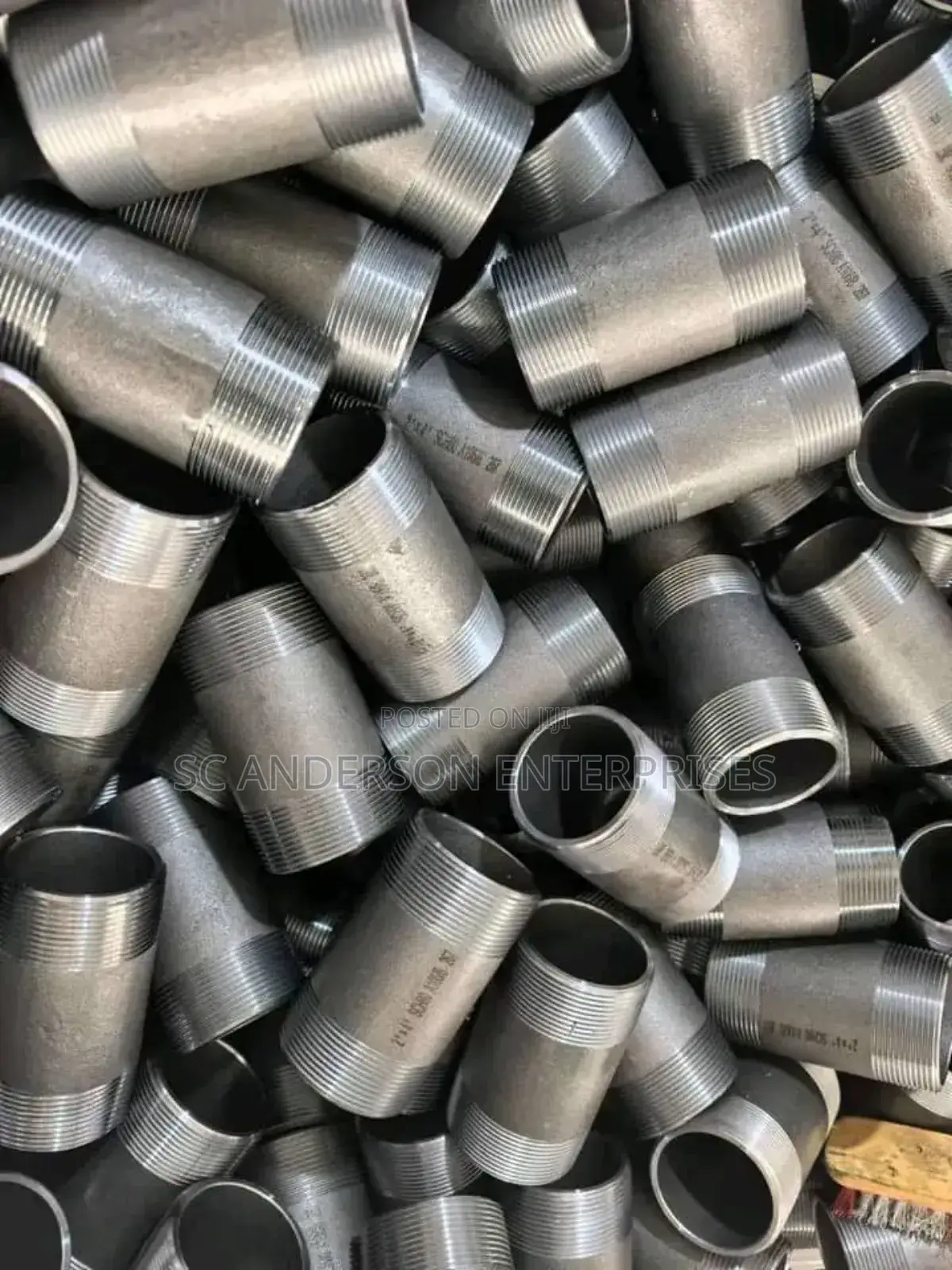 2" by 4" Long Stainless Nipple (Available in All Sizes)