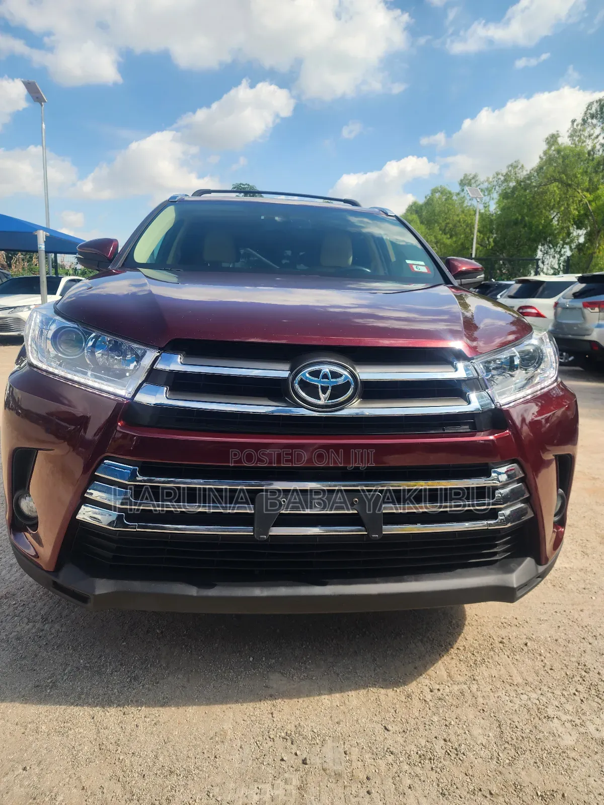 Toyota Highlander Limited 4x4 V6 (3.5L 6cyl 8A) 2018 Maroon