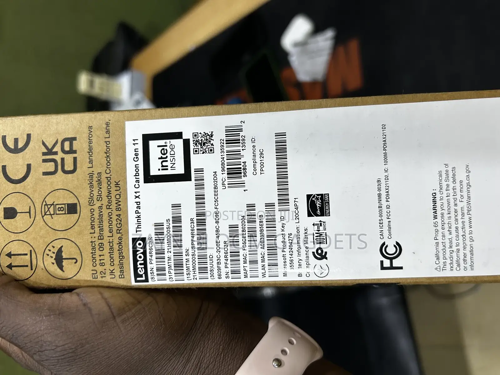 New Laptop Lenovo ThinkPad X1 Carbon 32GB Intel Core I7 SSD 512GB