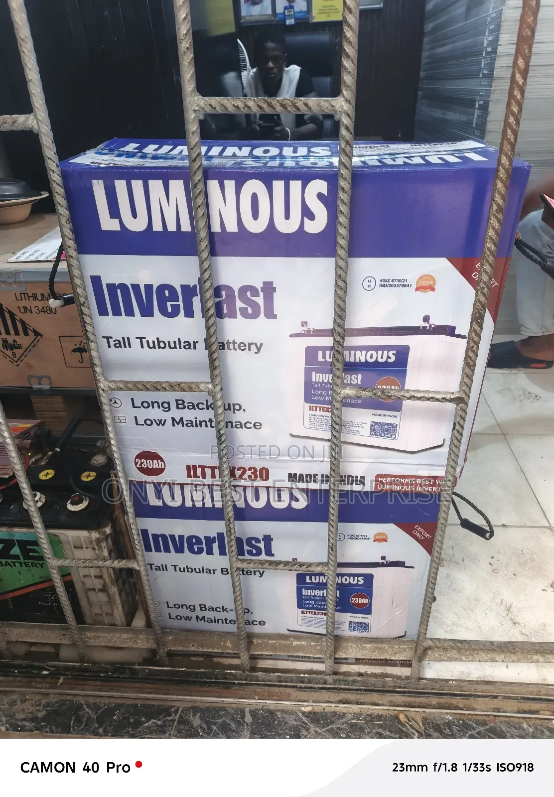 Luminous Inverlast Tubular Battery 230ah Available Brand New