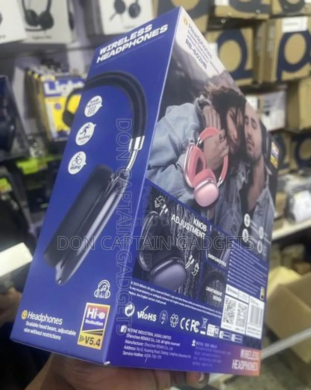 Remax Wireless Headset Rb-602hb