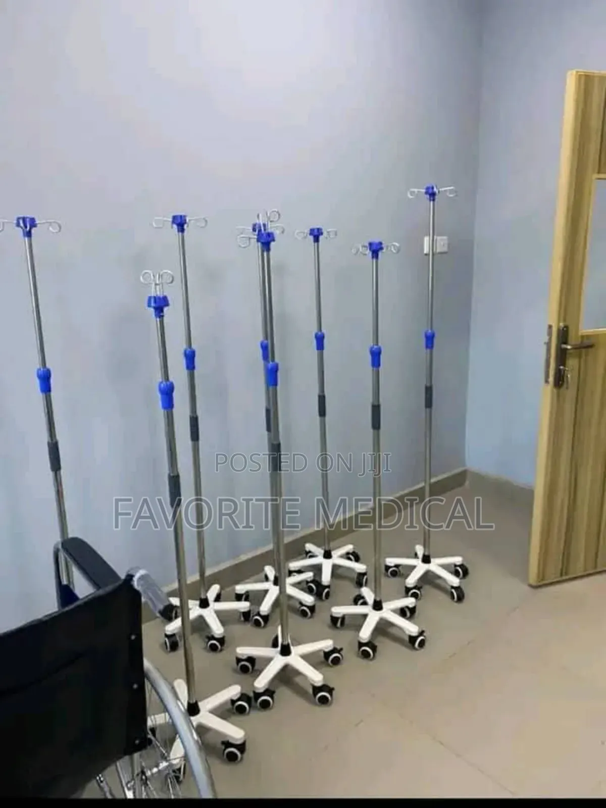 Height Adjustable Iv Infusion Stand or Drip Stand