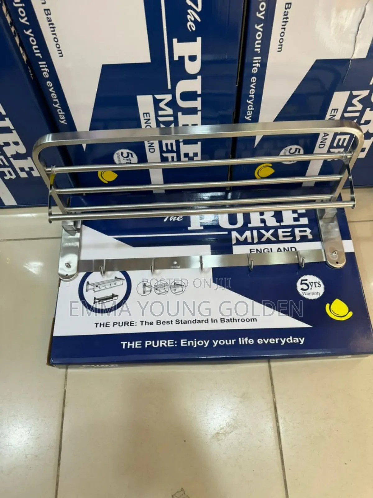 Pure England Multiple Towel Rail