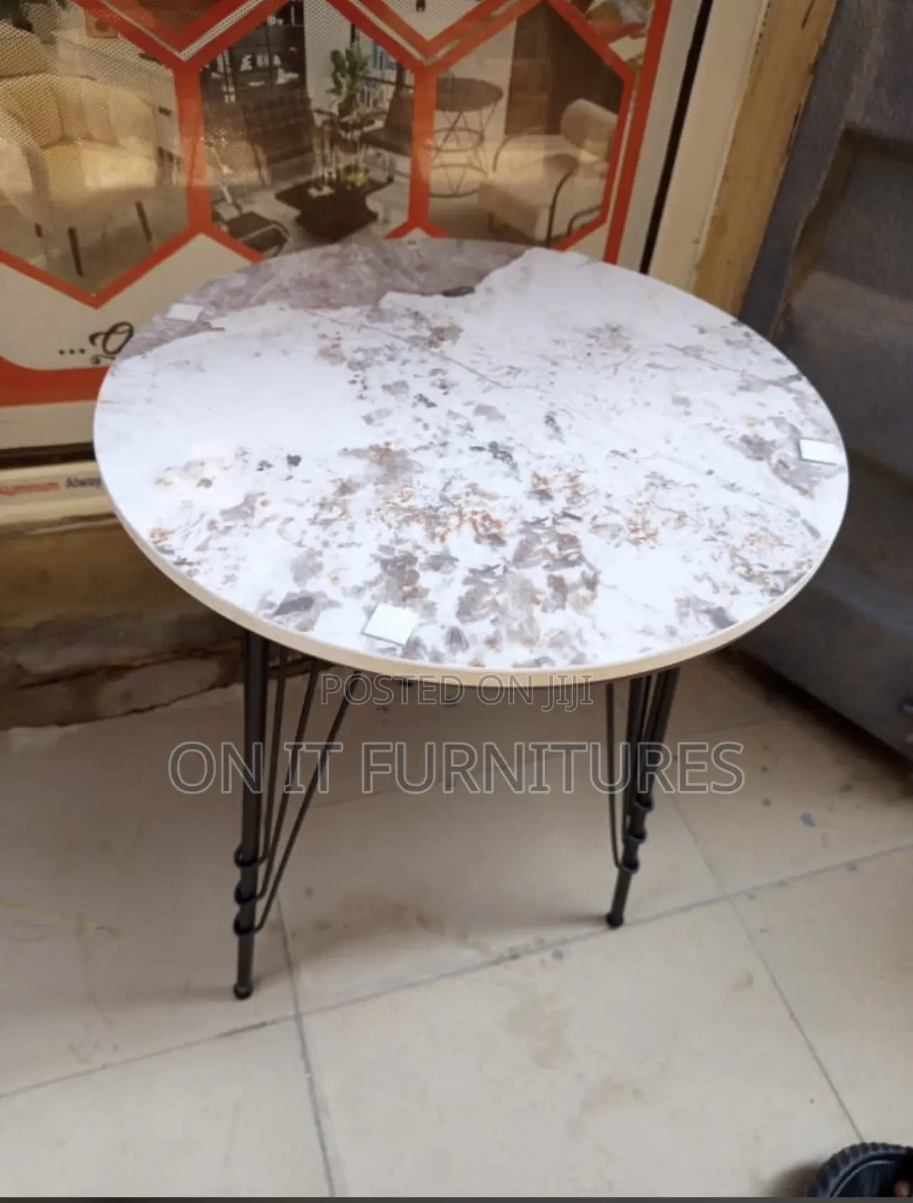 Elegant Imported 3-Leg Center Table – Unique Design Perfect Balance