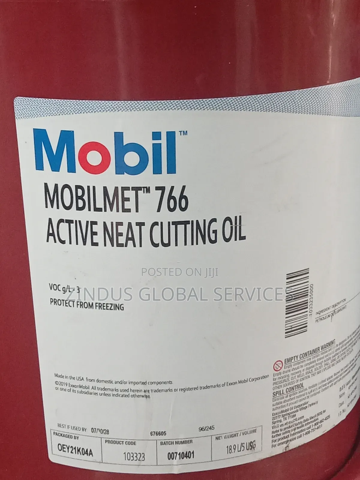 Mobile Mobilmet 766 Active Neat Cutting Oil