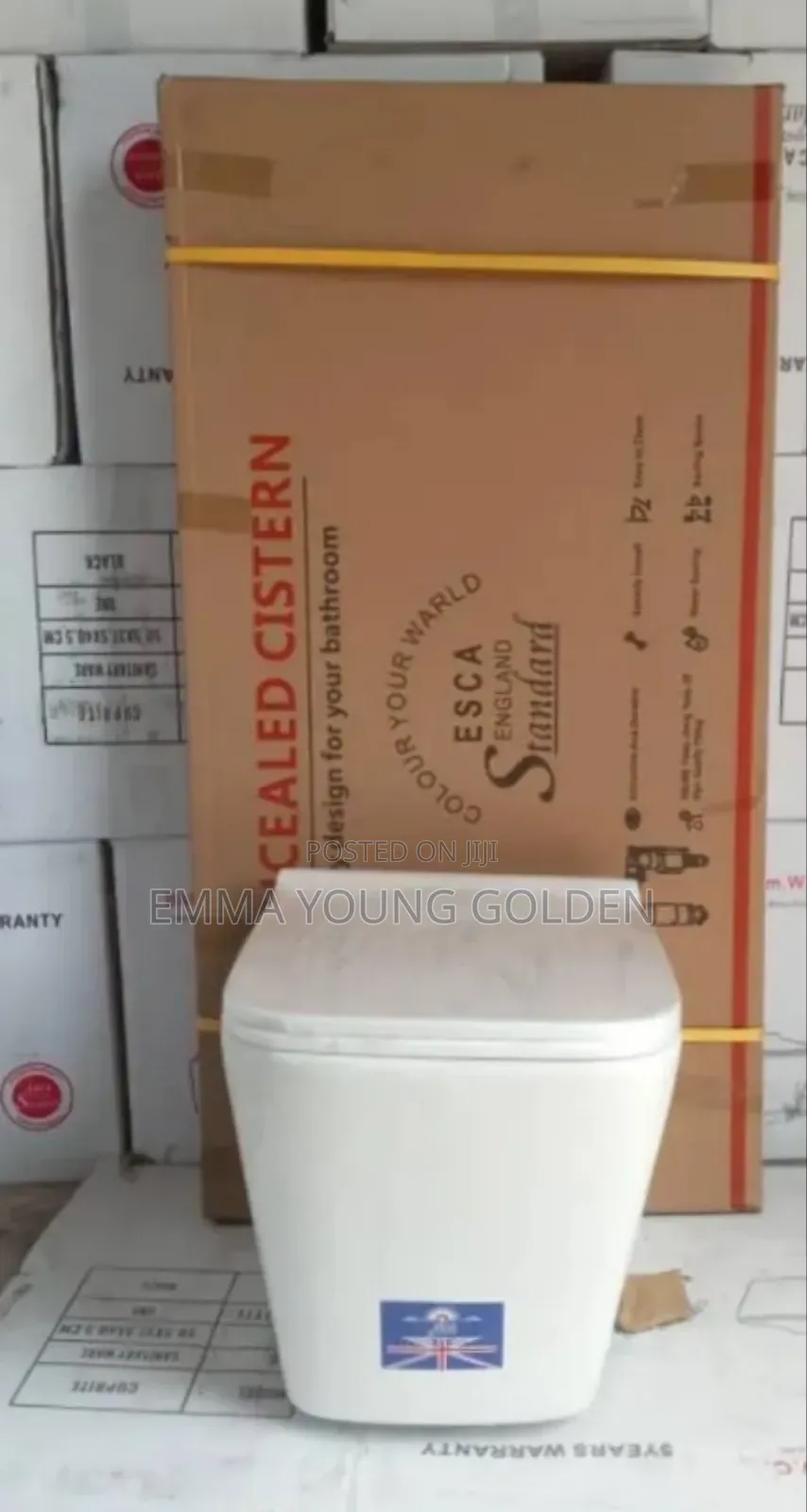 Esca England Condit Wc Seat on the Floor