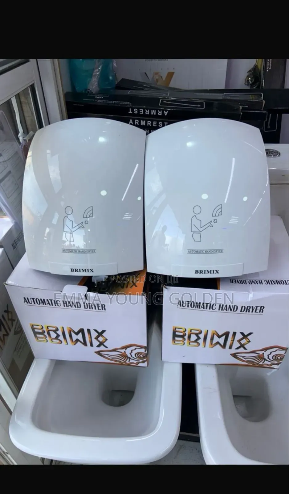 Brimix Hand Dryer White
