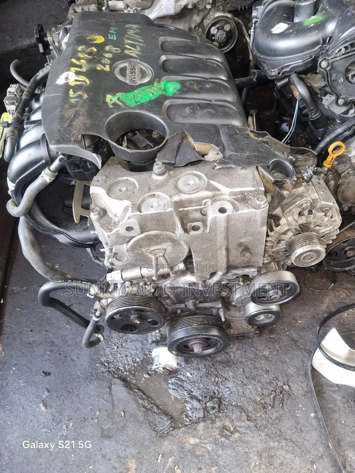 Direct Japan Nissan Altima (4plug)Engine 2.5liters 2007 to 2012 Model