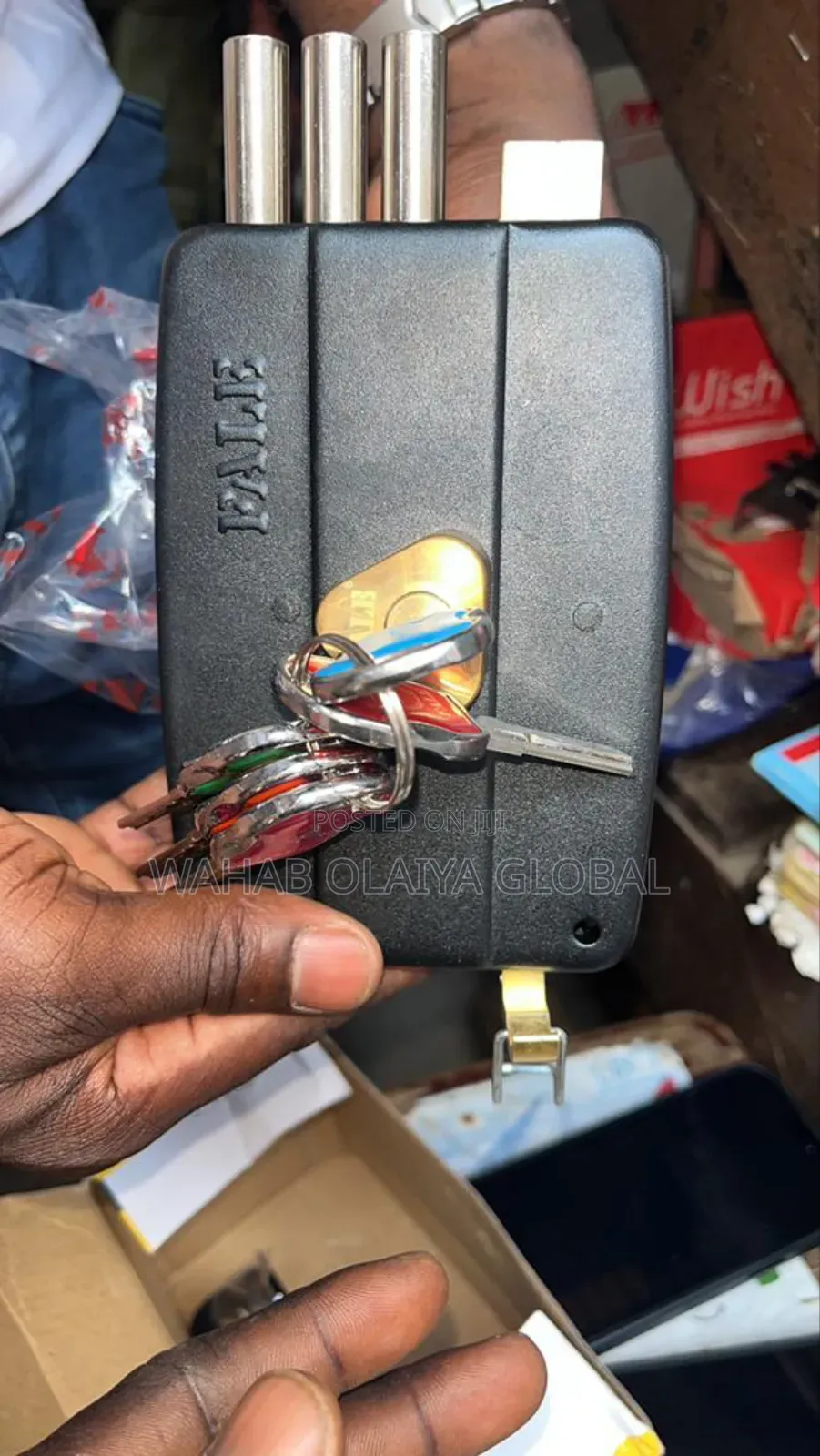 Heavy-Duty Jam Key for Iron Door – Secure Durable Lockset