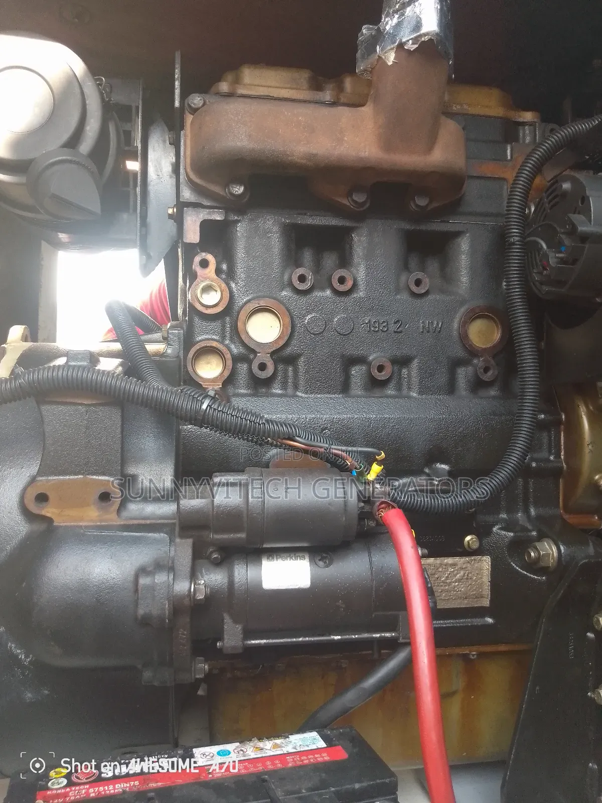 30kva Mikano Perkins Generator Super Silence Almost New