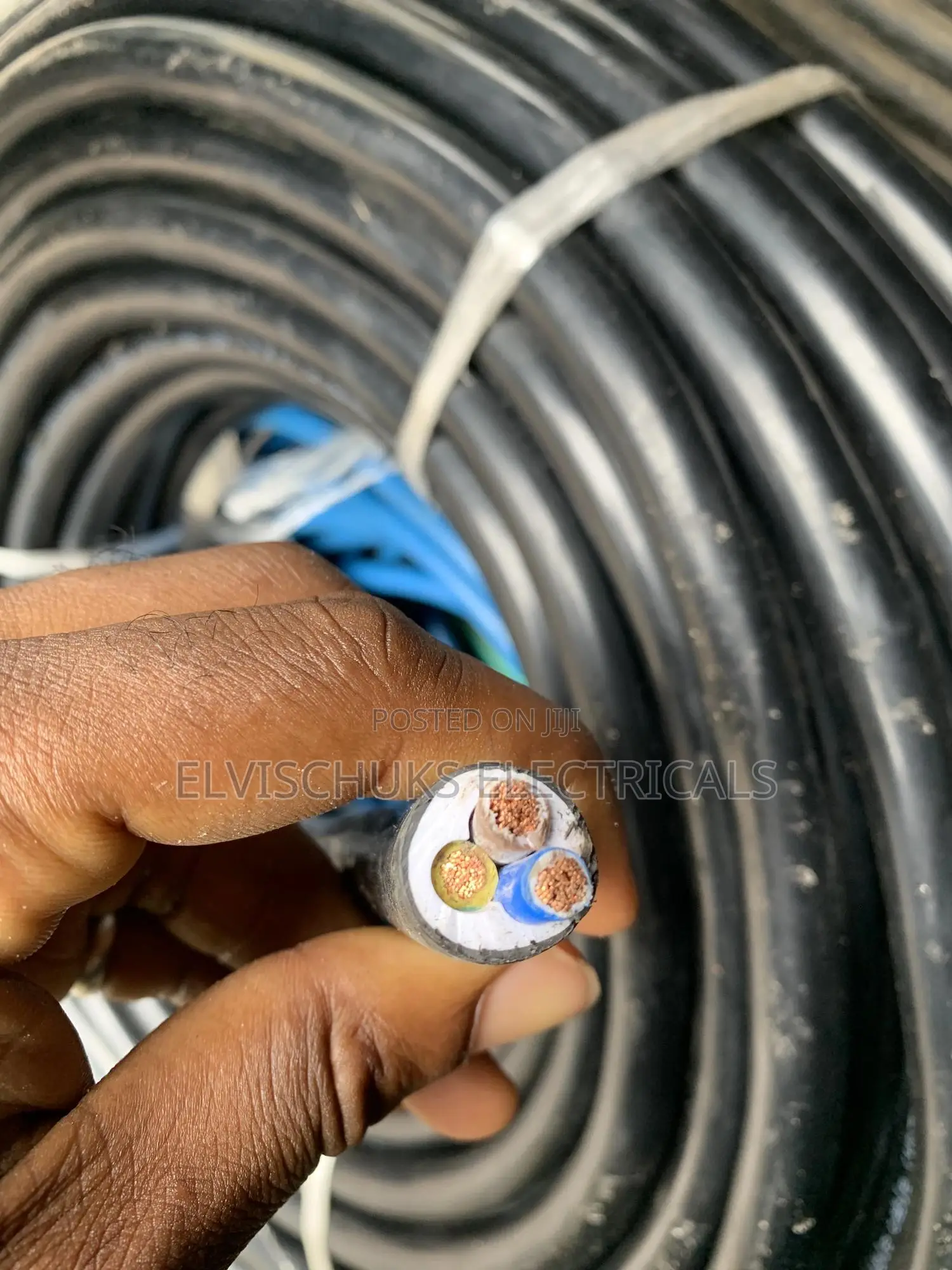 10mm 3 Core Flexible Copper Cable – Durable Power Wire