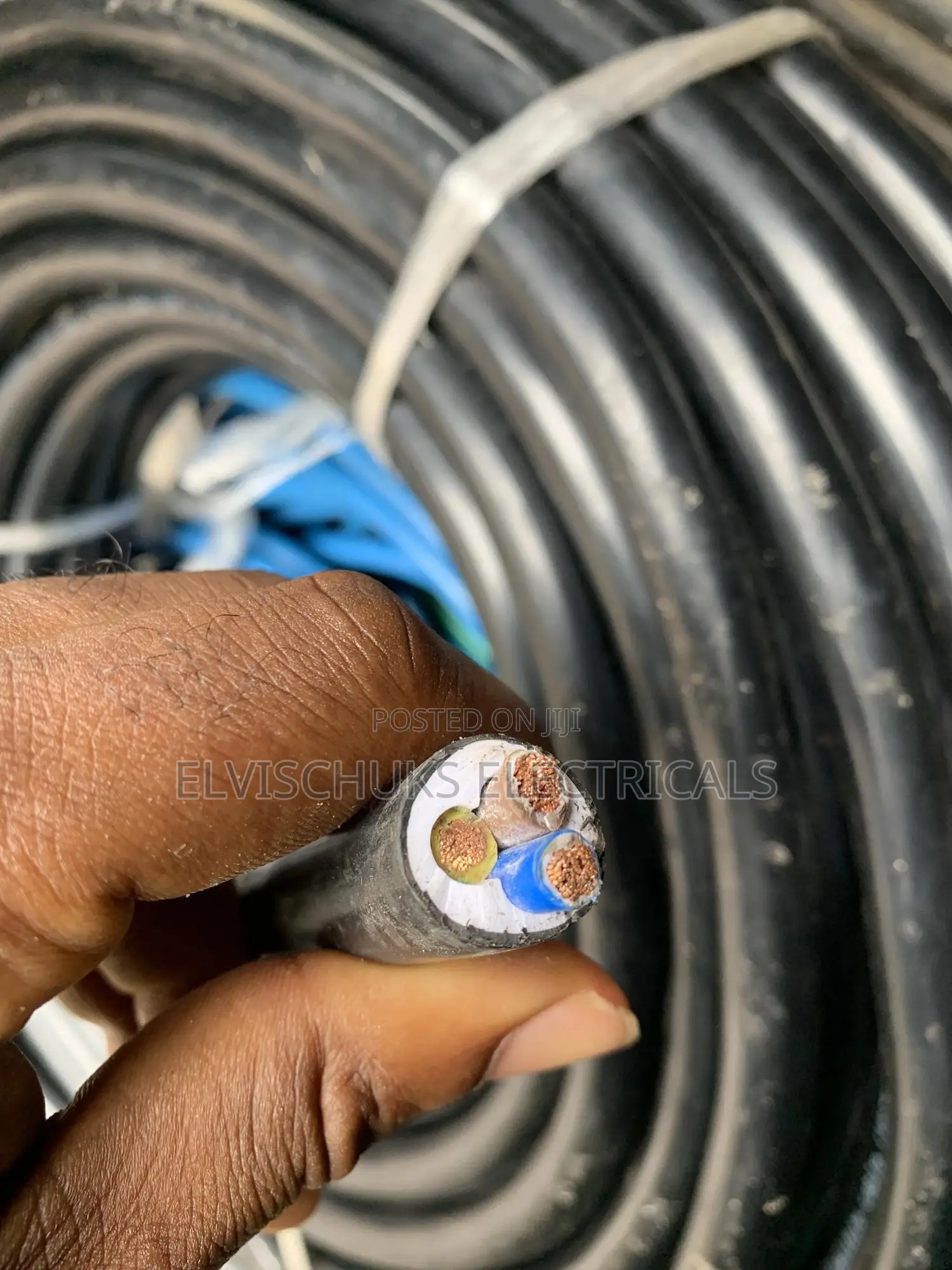 10mm 3 Core Flexible Copper Cable – Durable Power Wire