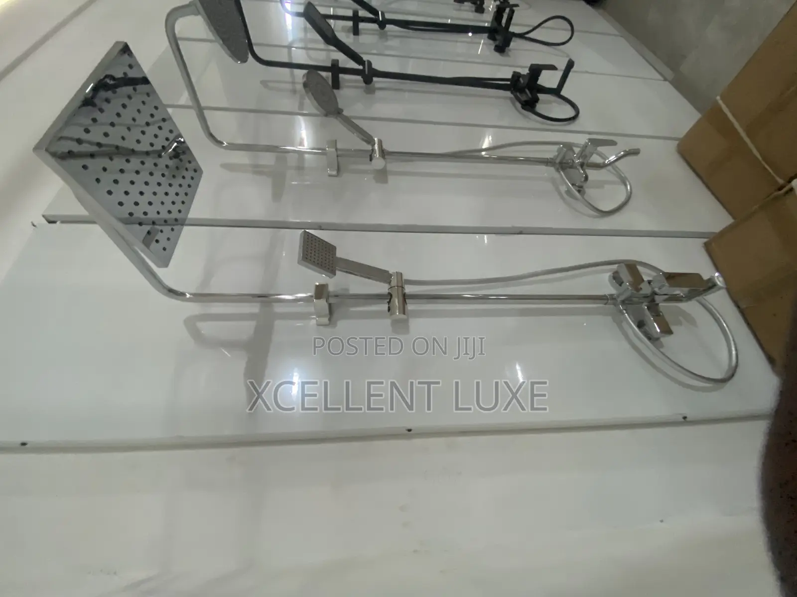 Chrome Shower Mixer With High Pressure
