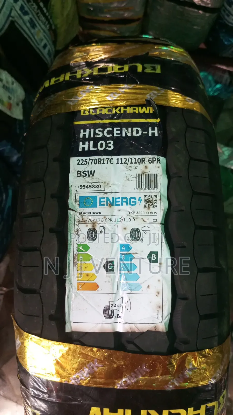 225 70 R17 Black Haw