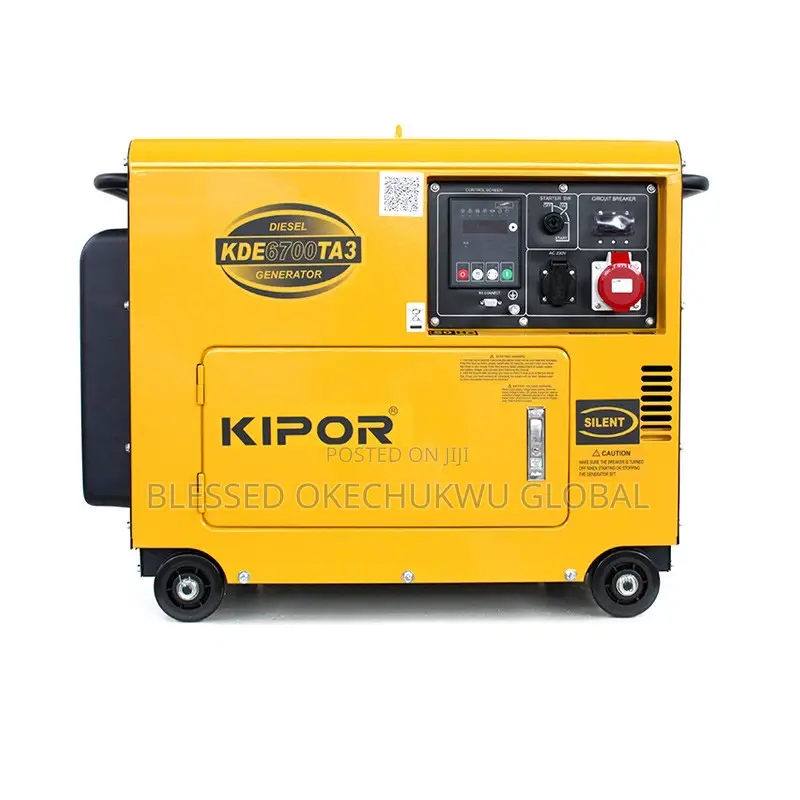 12kva Single Phase Kipor Soundproof Generator With Warranty