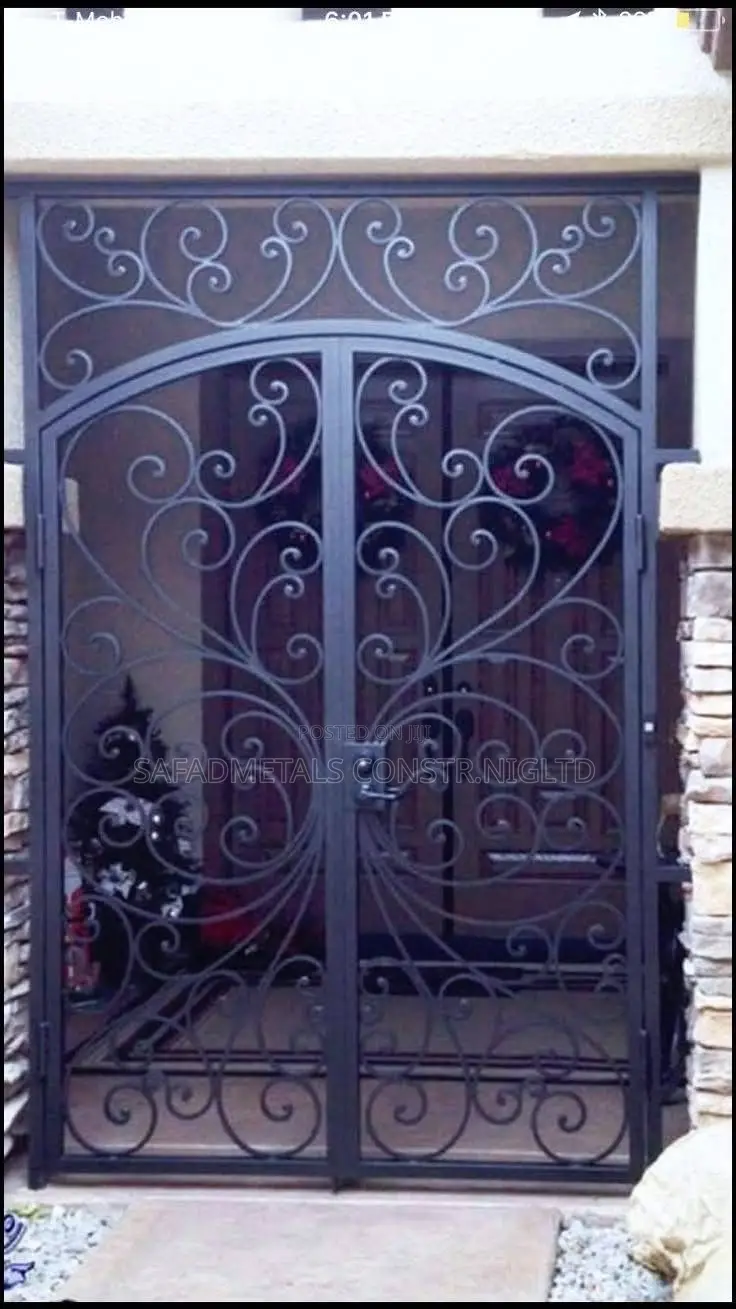 6/8ft Wrought Iron Burglary Gates