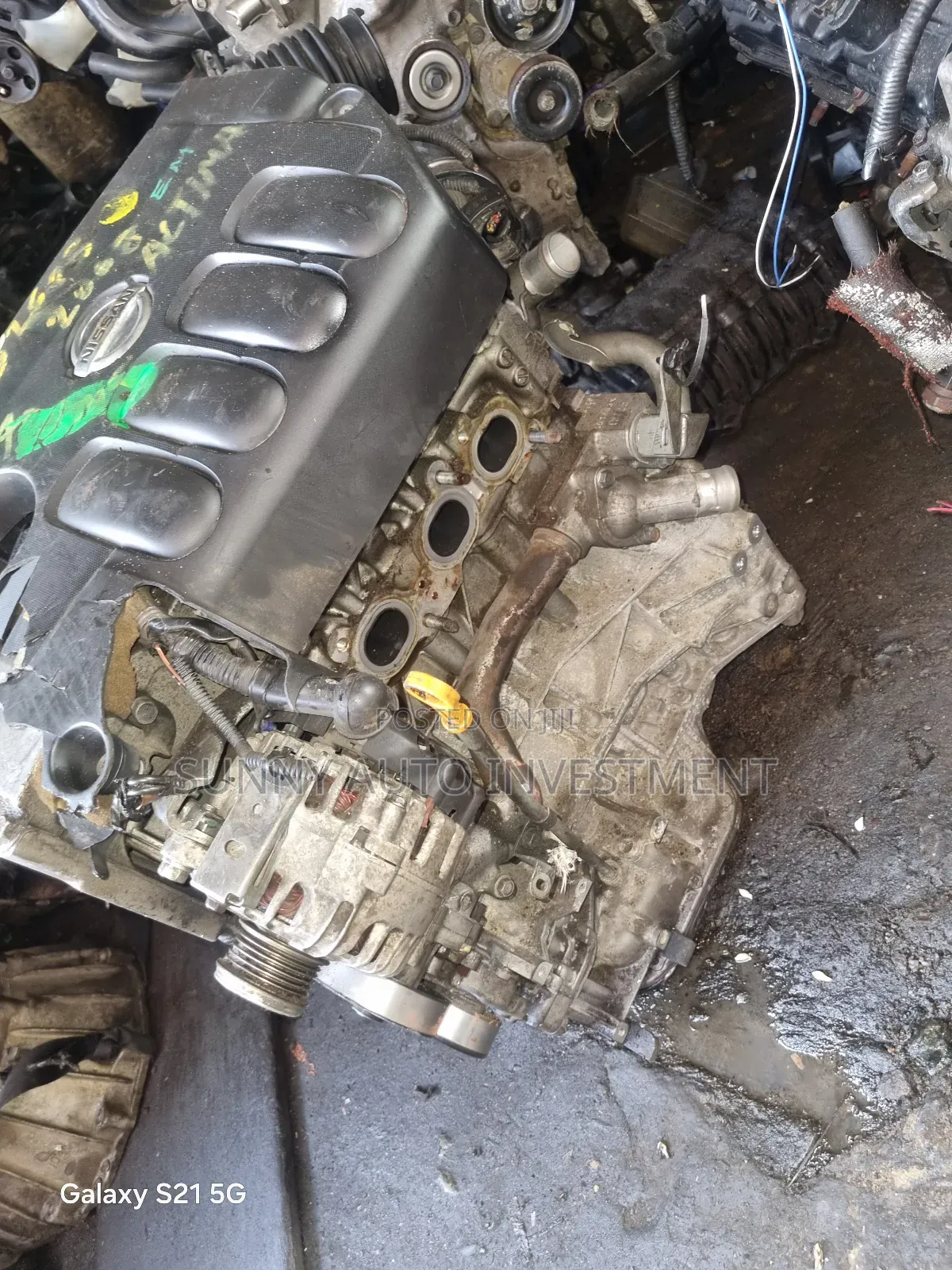 Direct Japan Nissan Altima (4plug)Engine 2.5liters 2007 to 2012 Model