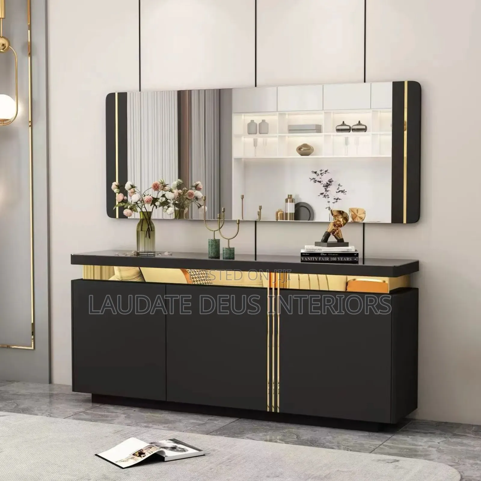 Exquisite Classic Mirror Console