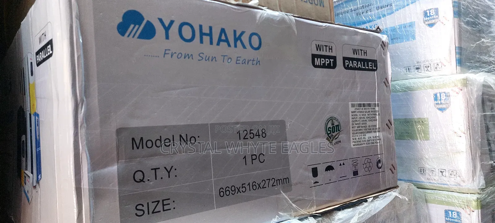 Yohako 12.5kva Hybrid Solar Inverter With Parallel