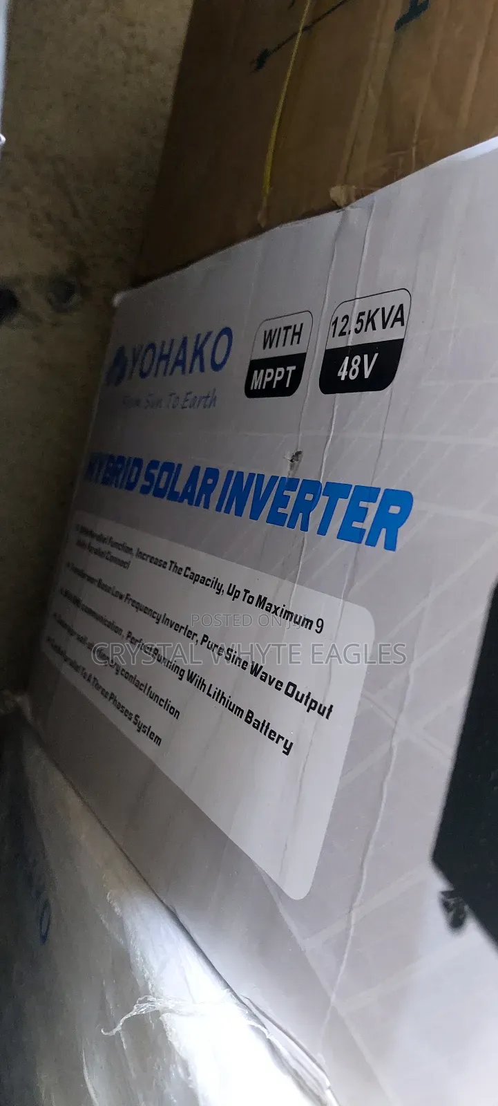 Yohako 12.5kva Hybrid Solar Inverter With Parallel