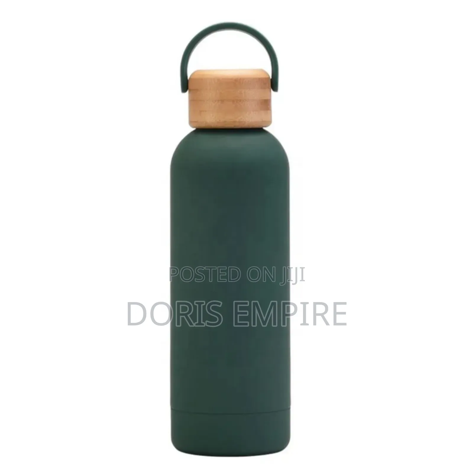750ml Soft Touch Insulated Double Wall Vacuum Flask With Bamboo.
