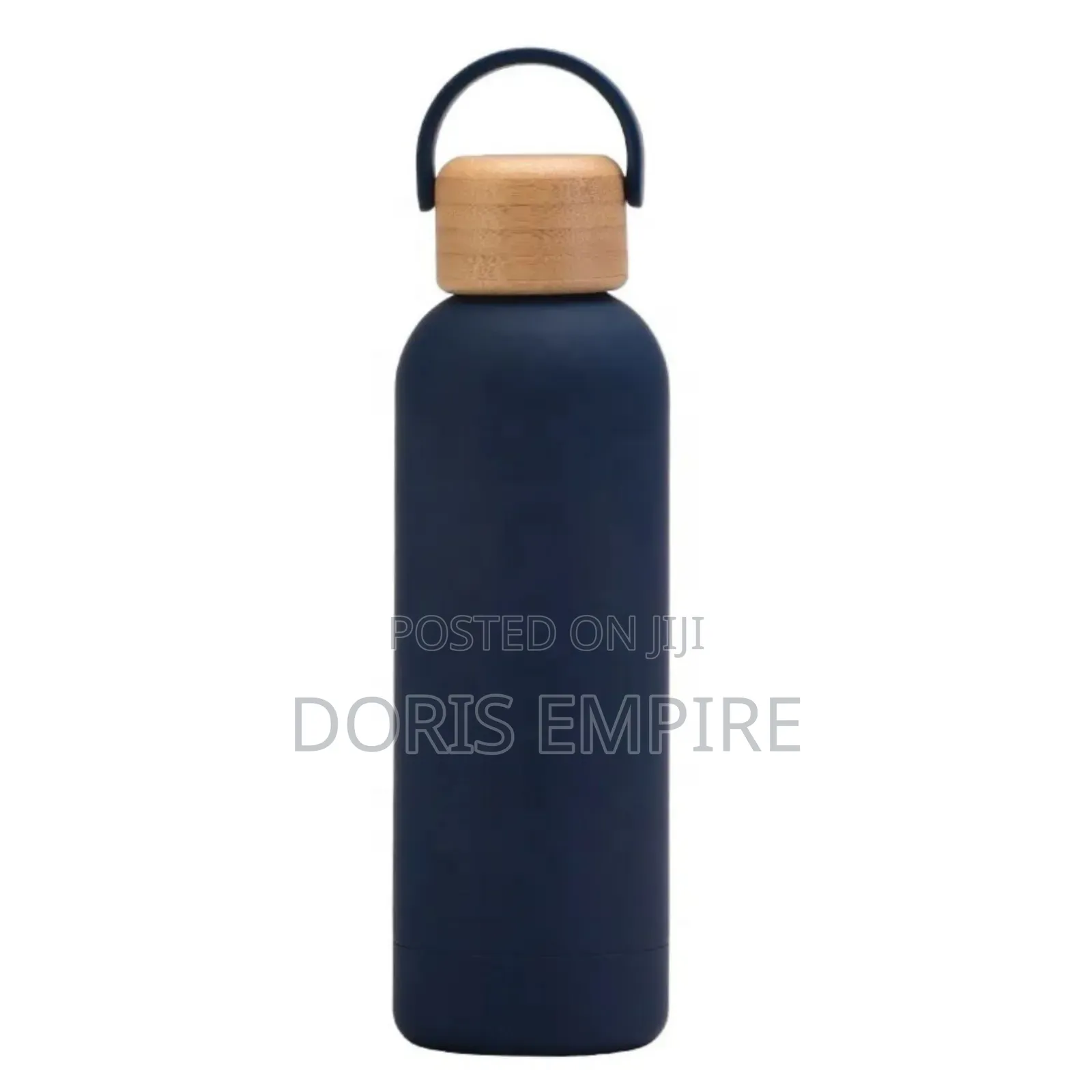 750ml Soft Touch Insulated Double Wall Vacuum Flask With Bamboo.