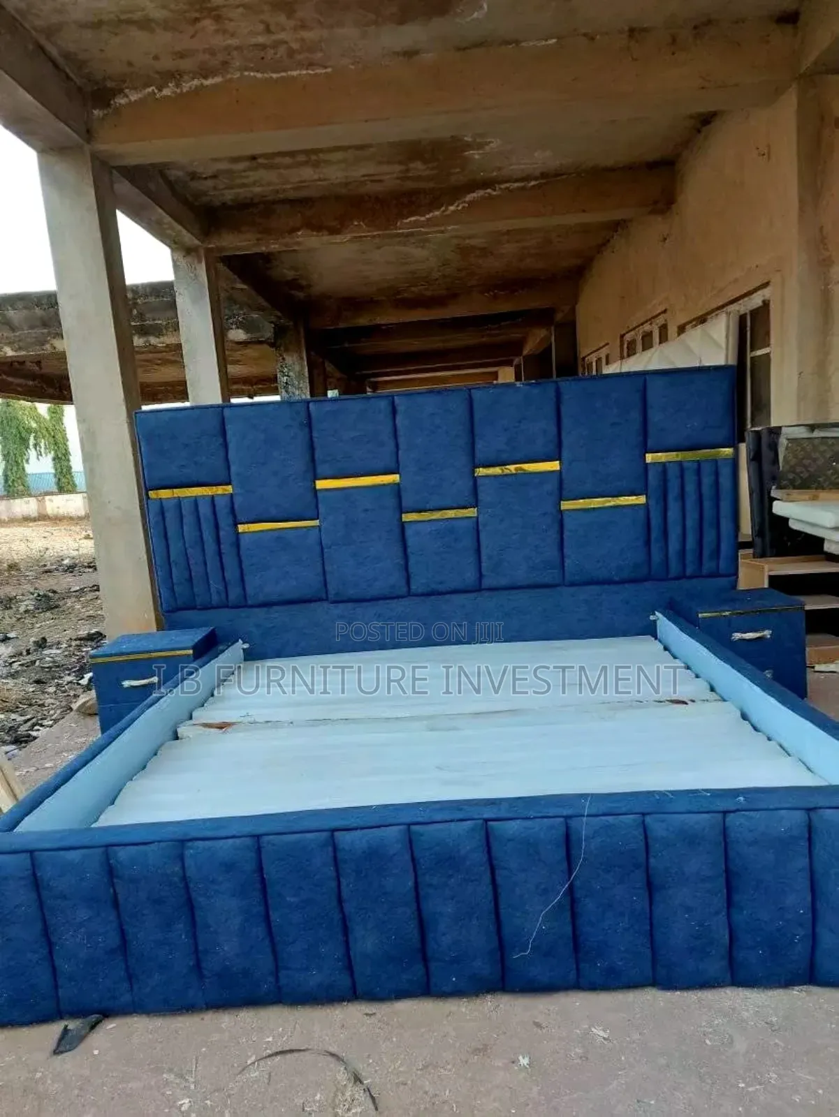 6 by 6 Padded Bedframe