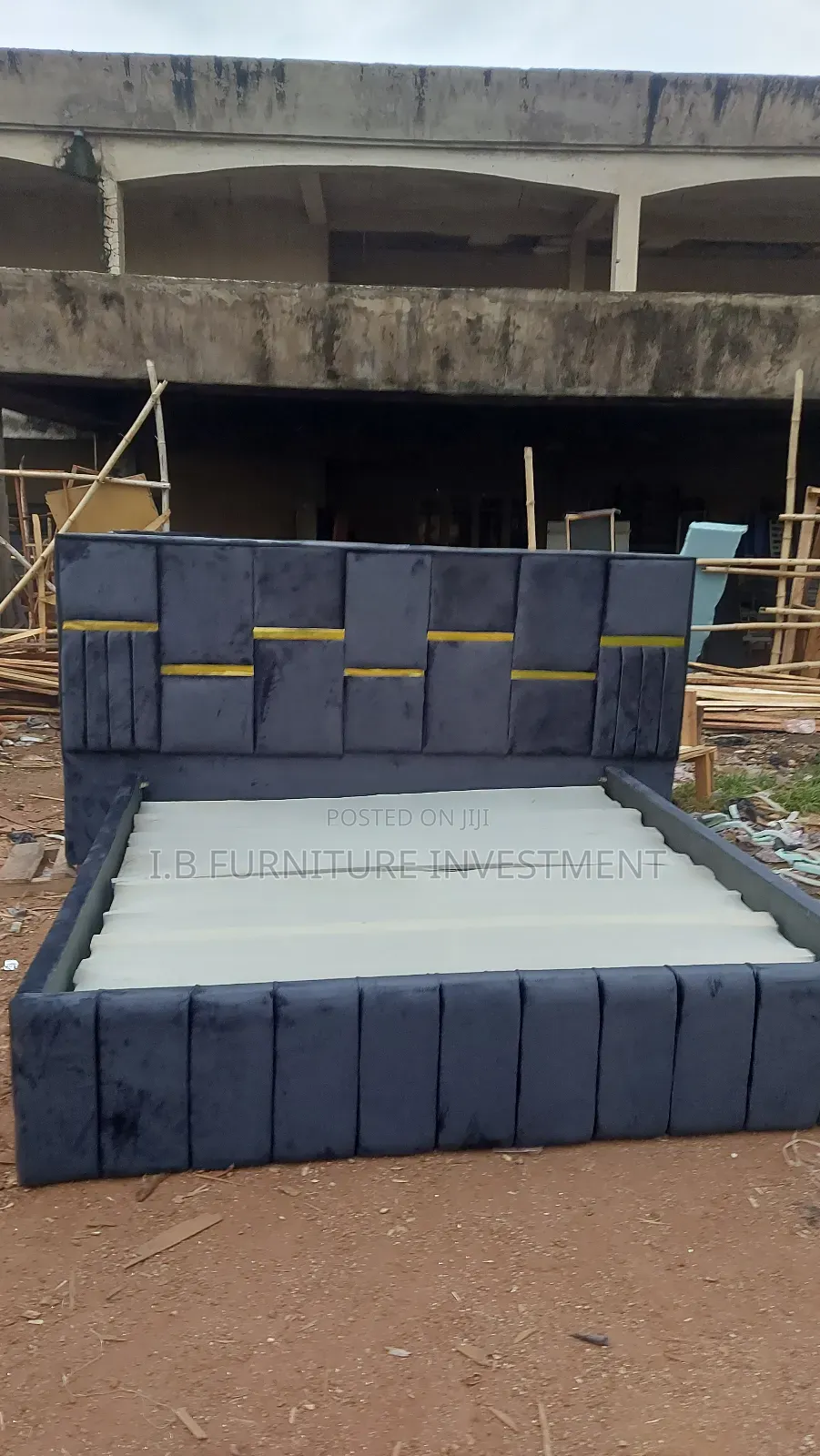 6 by 6 Padded Bedframe