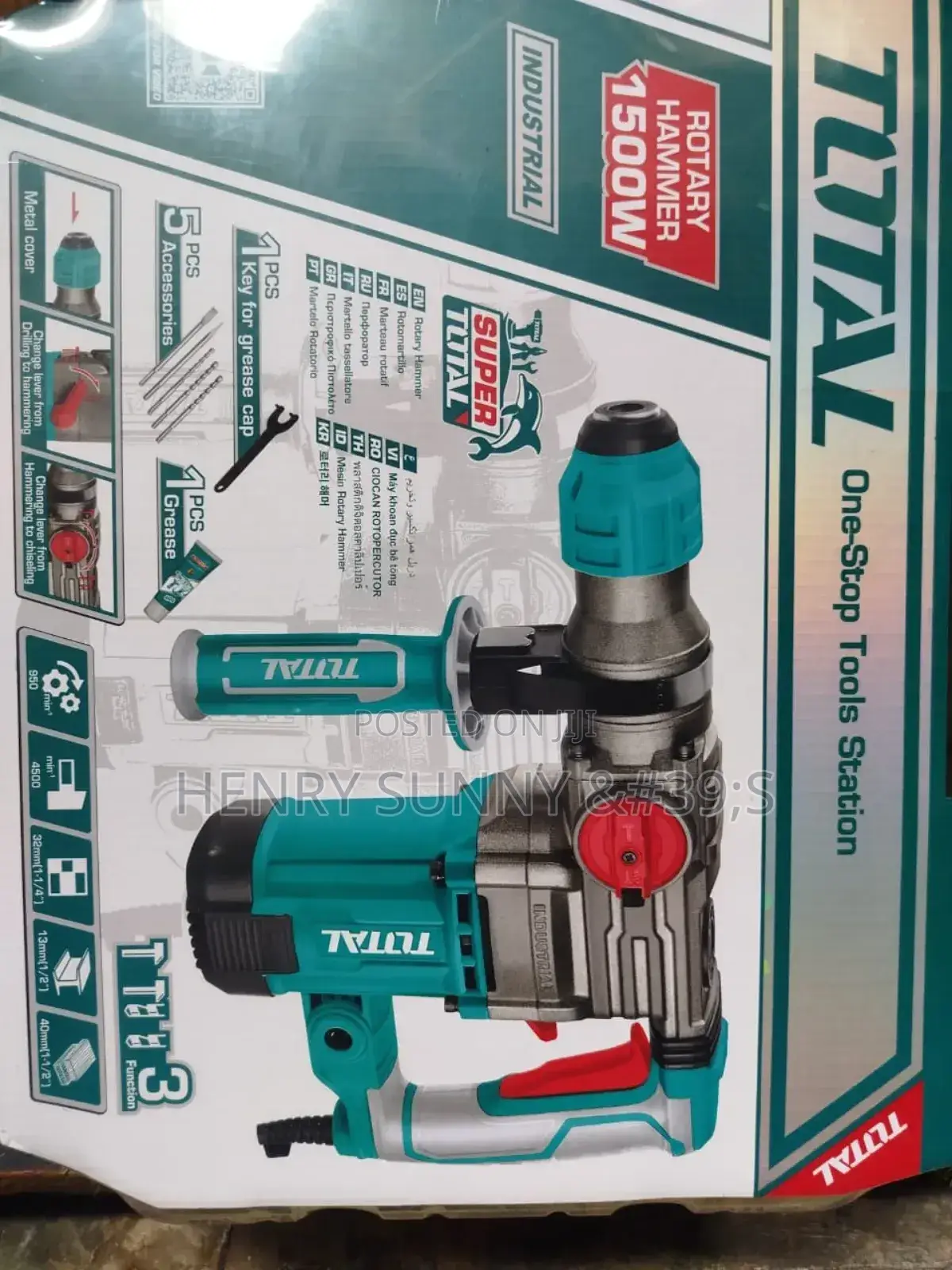 Total Electric Rotary Hammer Machine