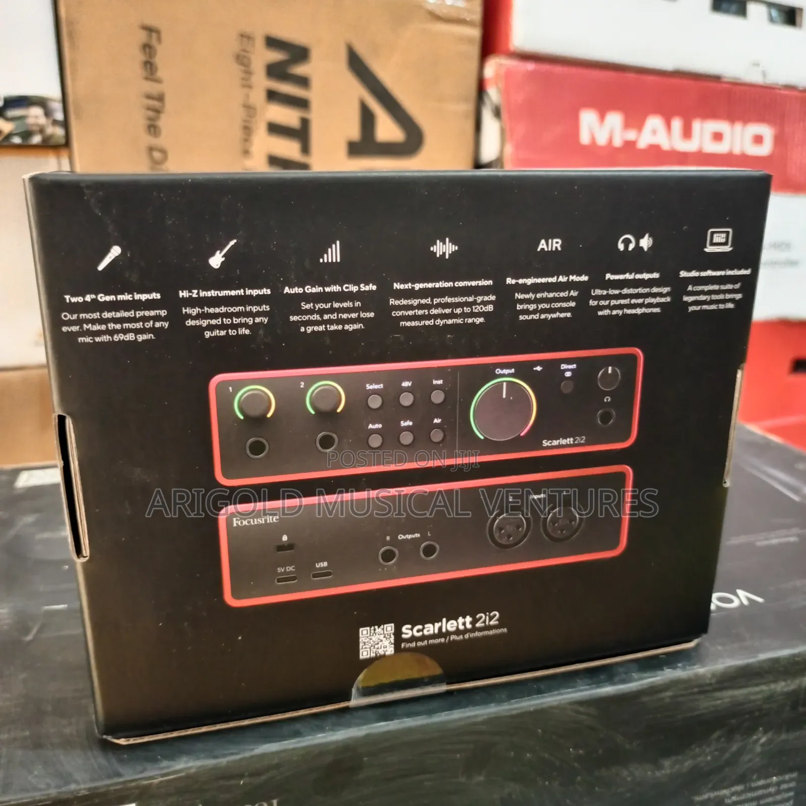 Professional Soundcard Focusrite Scarlett 2i2 4th Generation  