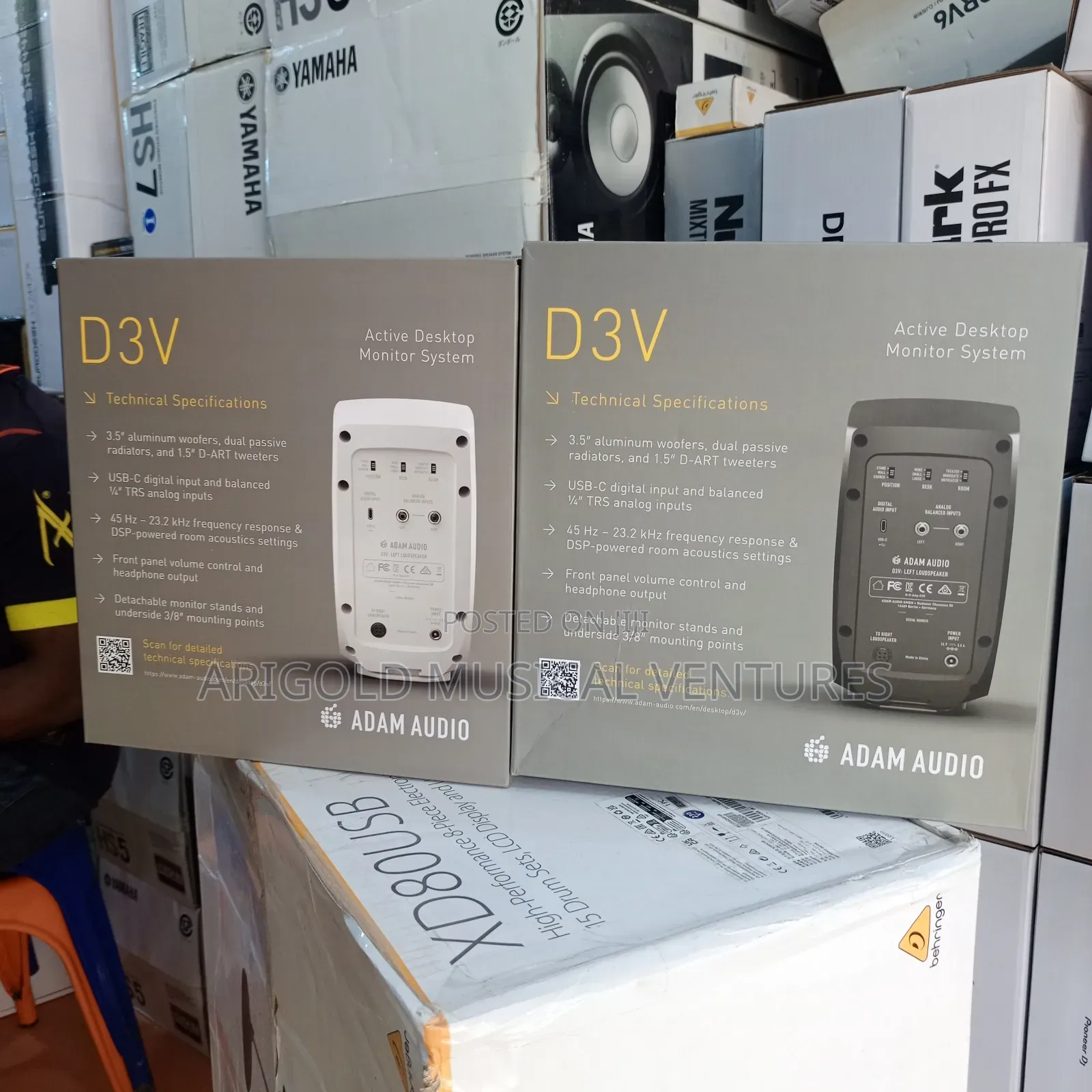 Professionals Studio Monitor Adam Audio D3v Big Name  