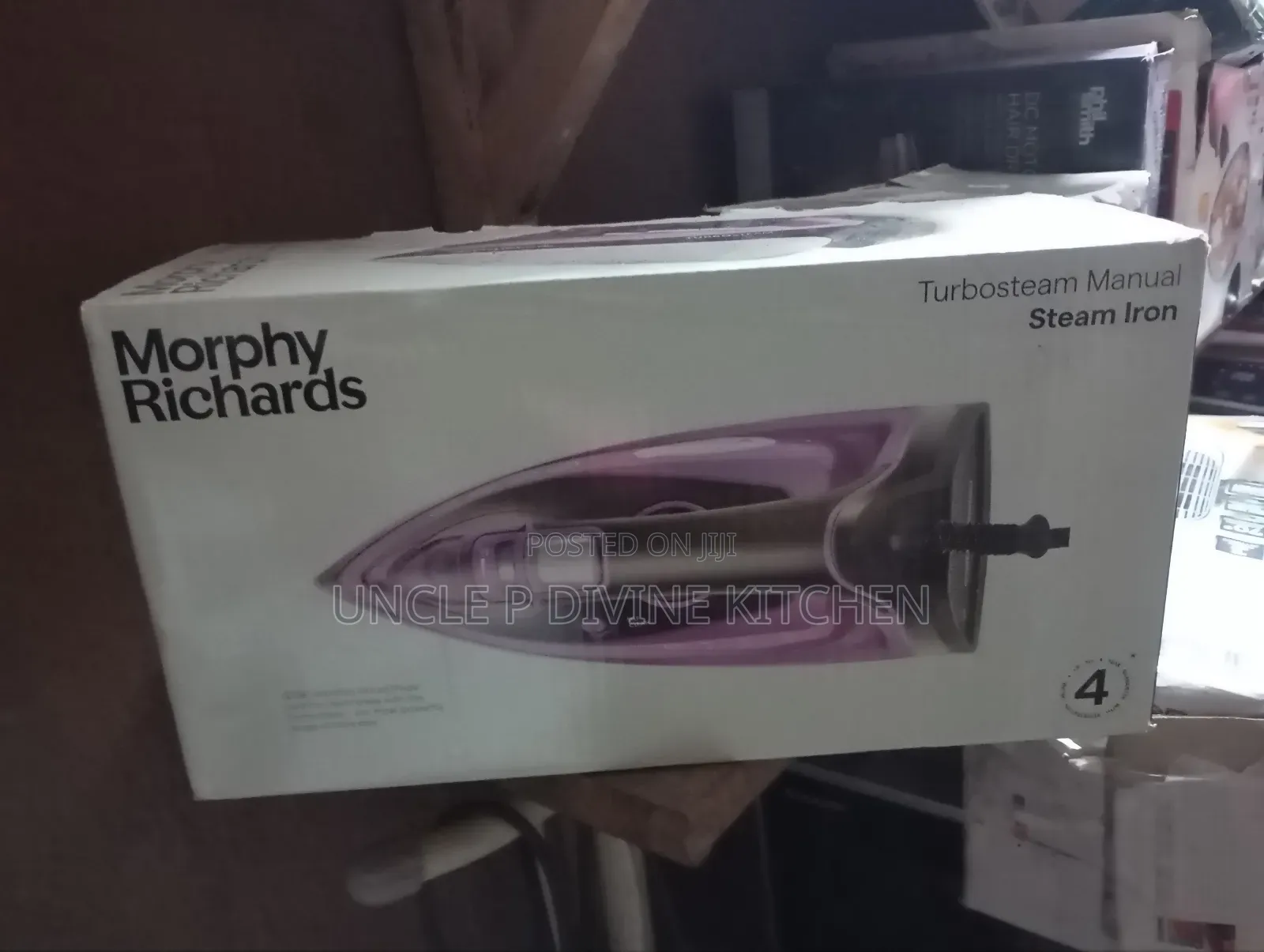 Morphy Richard Turbosteam Manual Steam Iron,2800w.