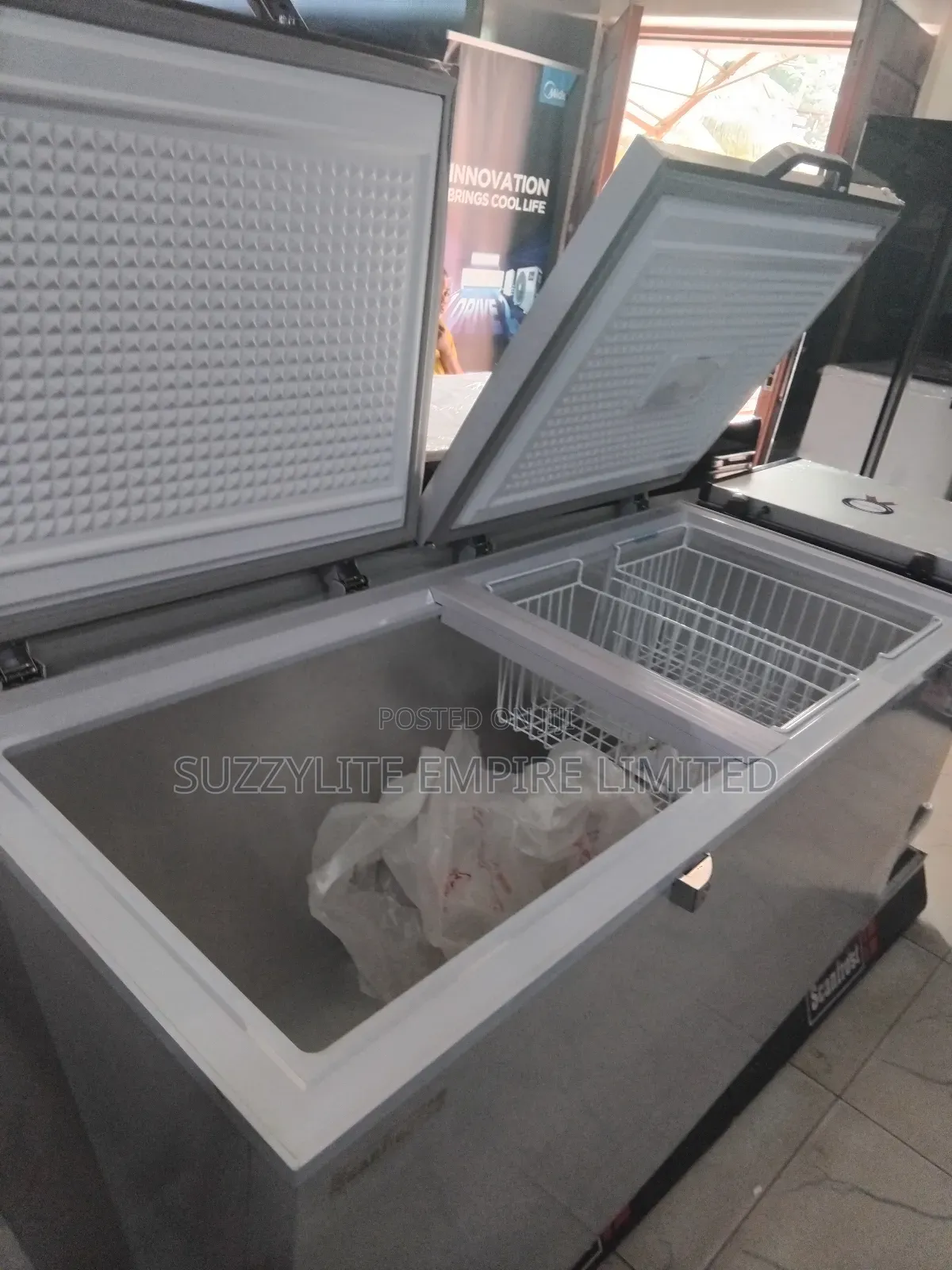 Scanfrost Double Door Inverter Freezer 500 Liters