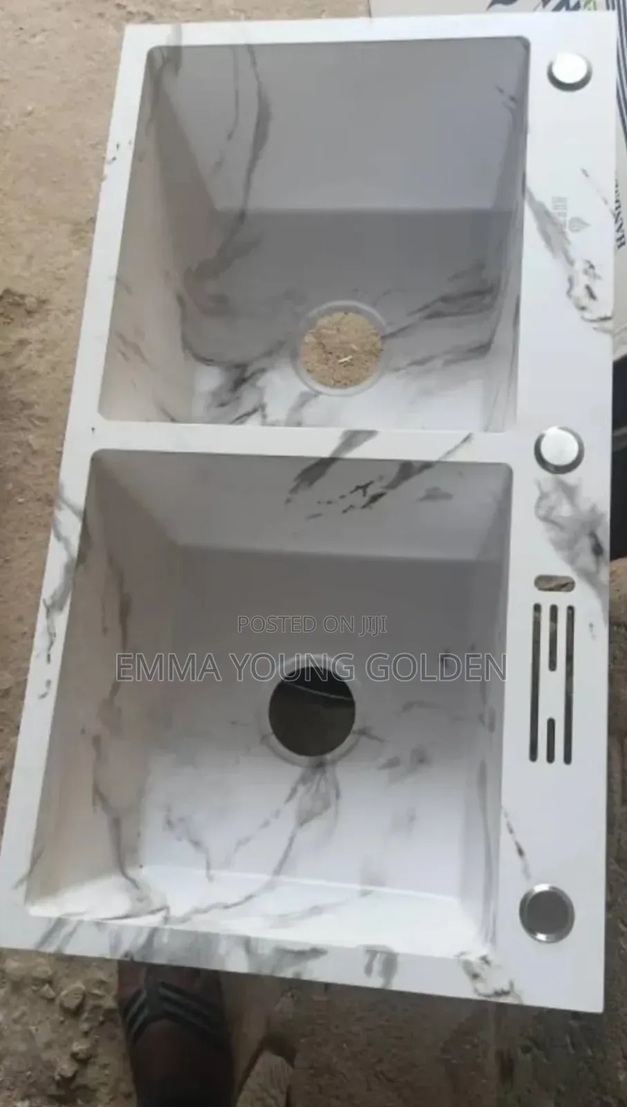 Quality Marble Design Steel Kitchen Sink